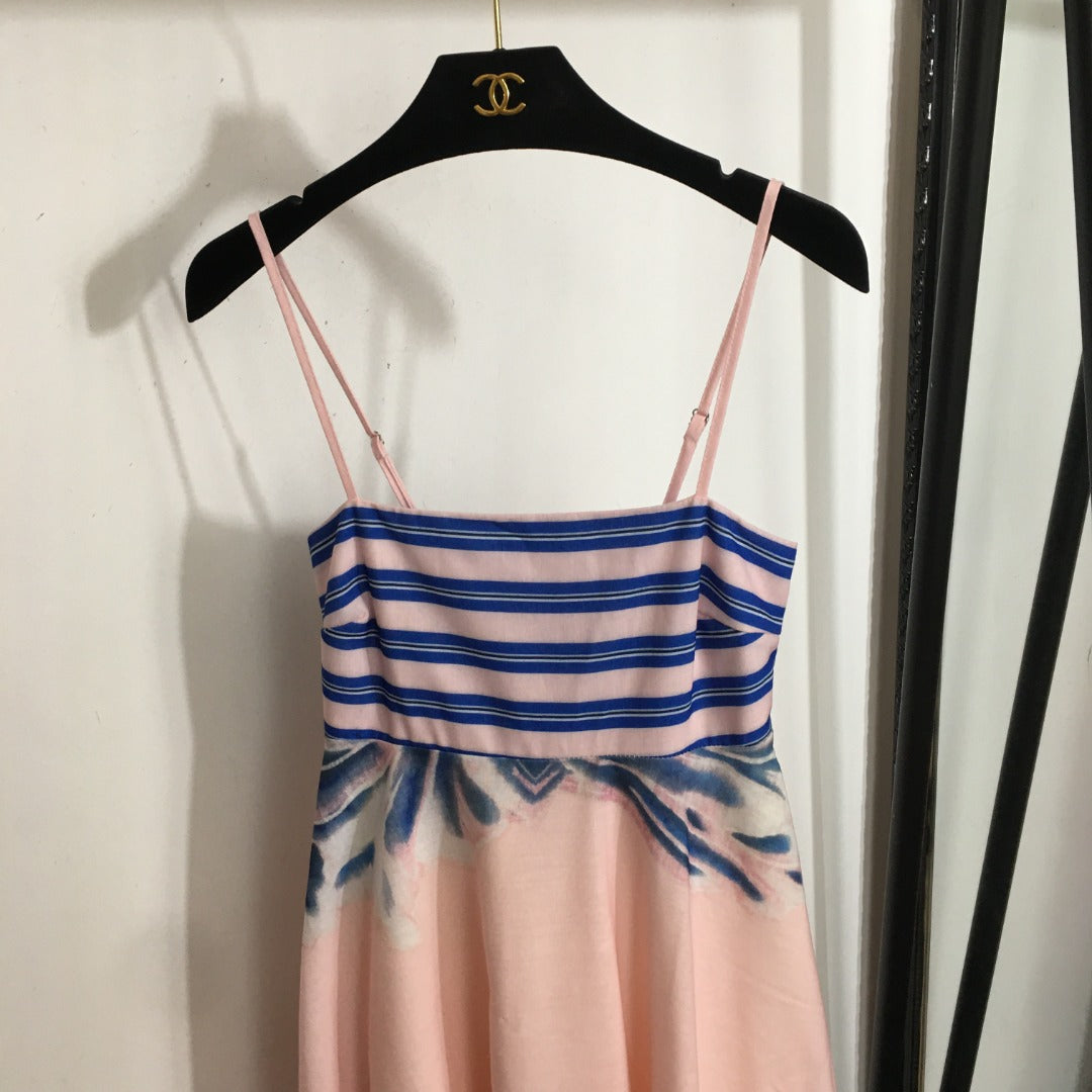 ZIM* Stripe Print Slip Dress