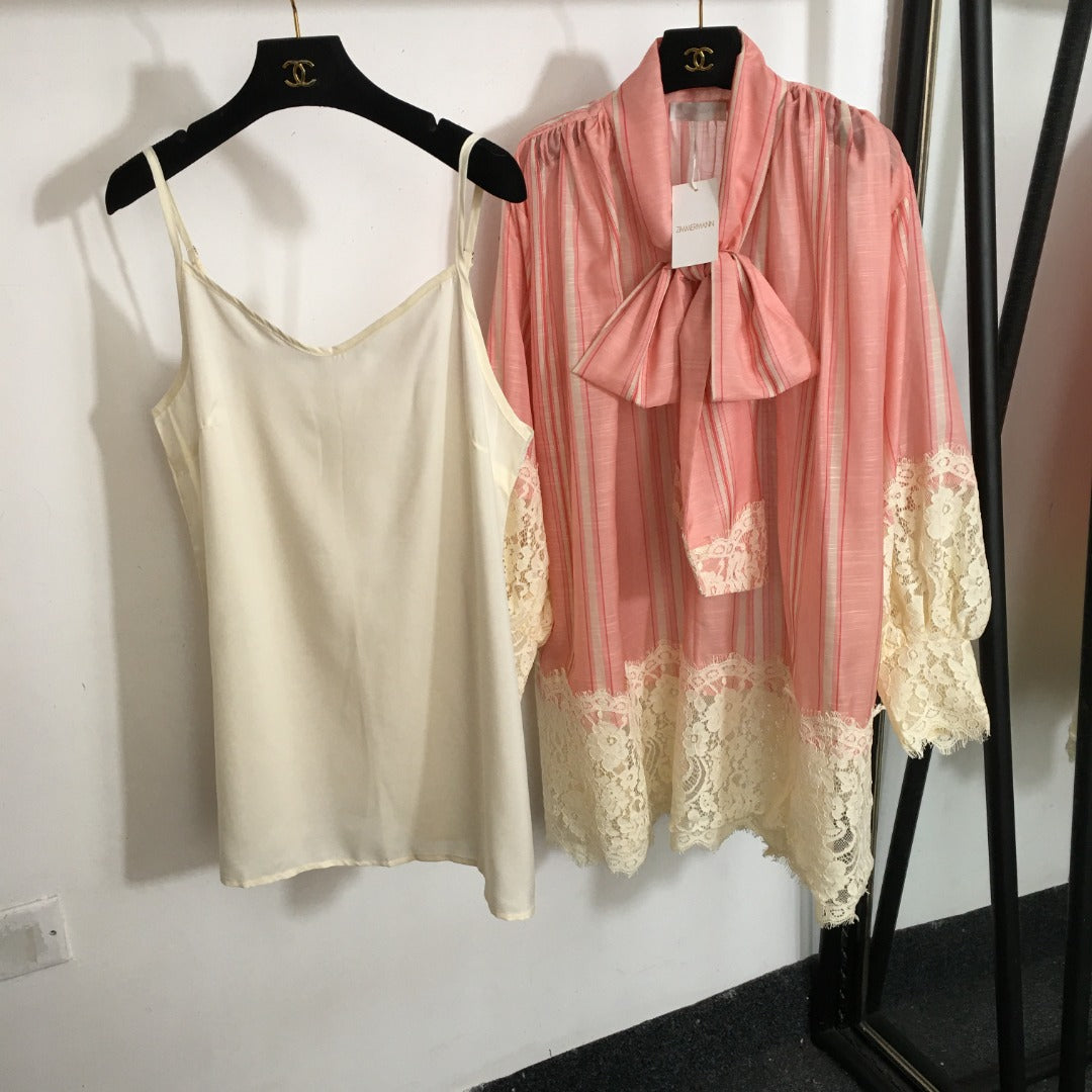 ZIM* New Heavy Lace Splicing Dress