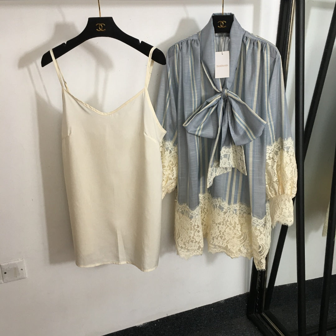 ZIM* New Heavy Lace Splicing Dress