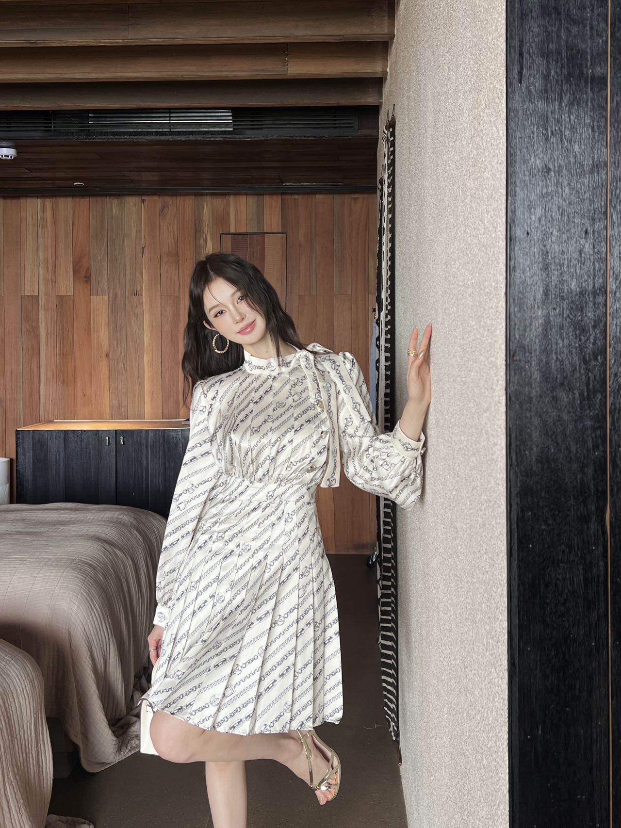 LOU* 25SS printed dress