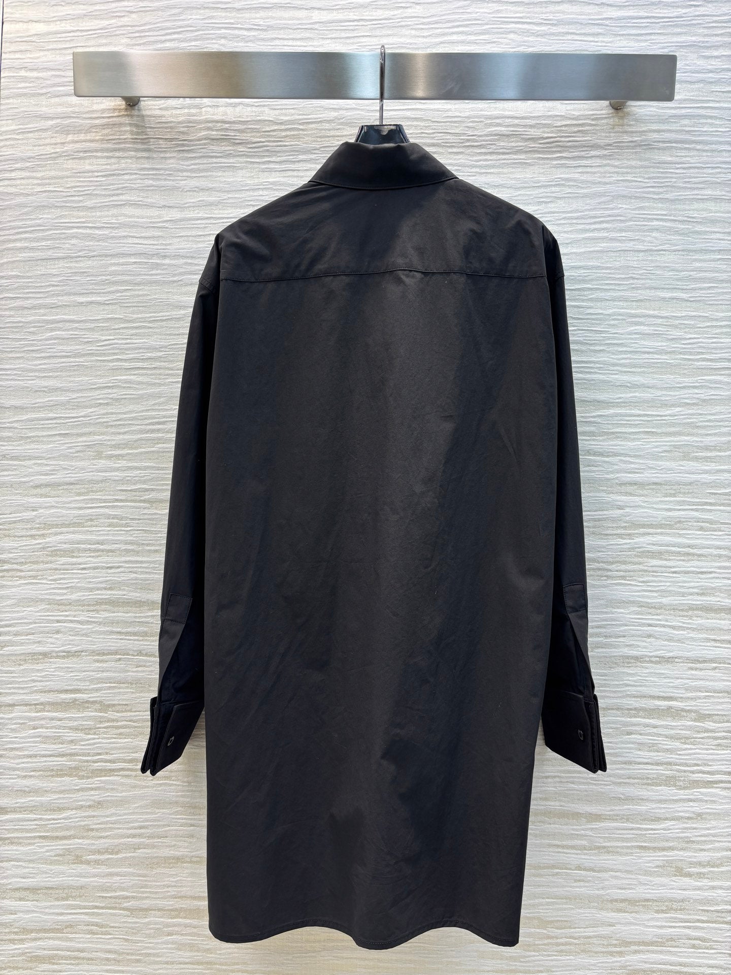 LOEW* 25SS Pleated Tie Shirt Dress