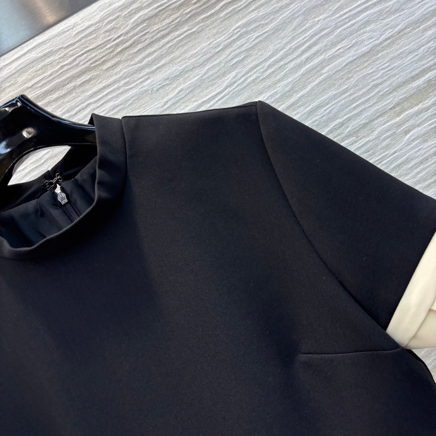 PRA* 25SS patchwork short-sleeved dress