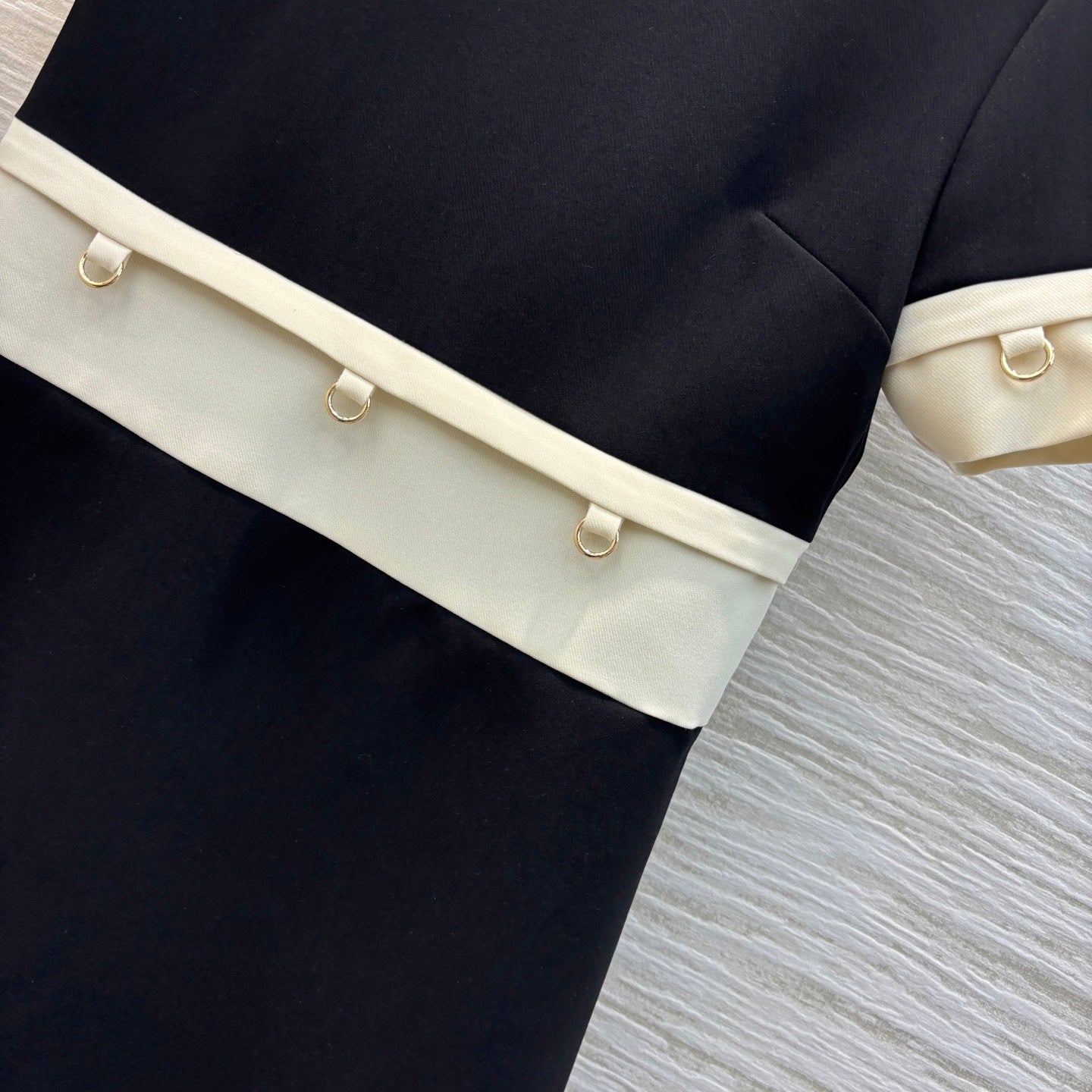 PRA* 25SS patchwork short-sleeved dress