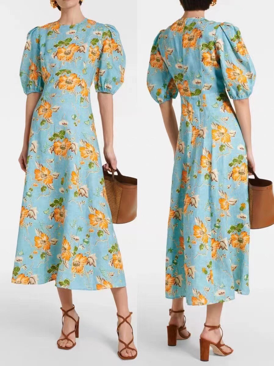 ZIM*Puff Short Sleeve Dress