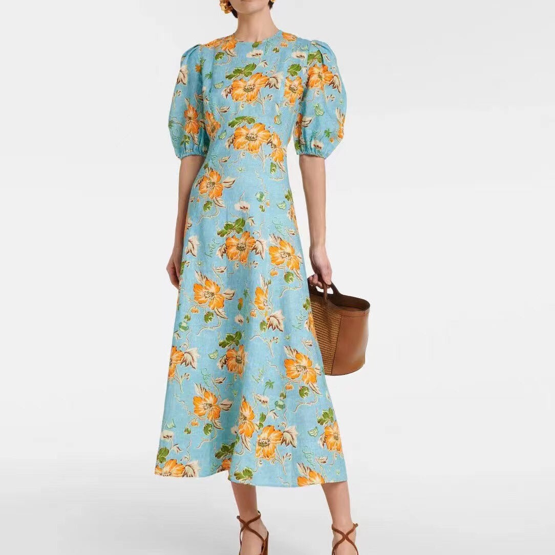 ZIM*Puff Short Sleeve Dress