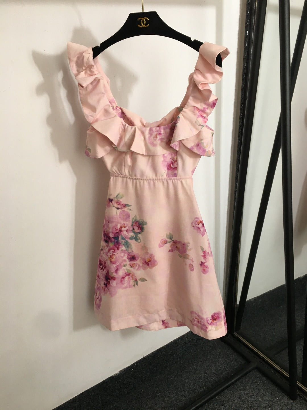 ZIM*Flower Print Butterfly Dress