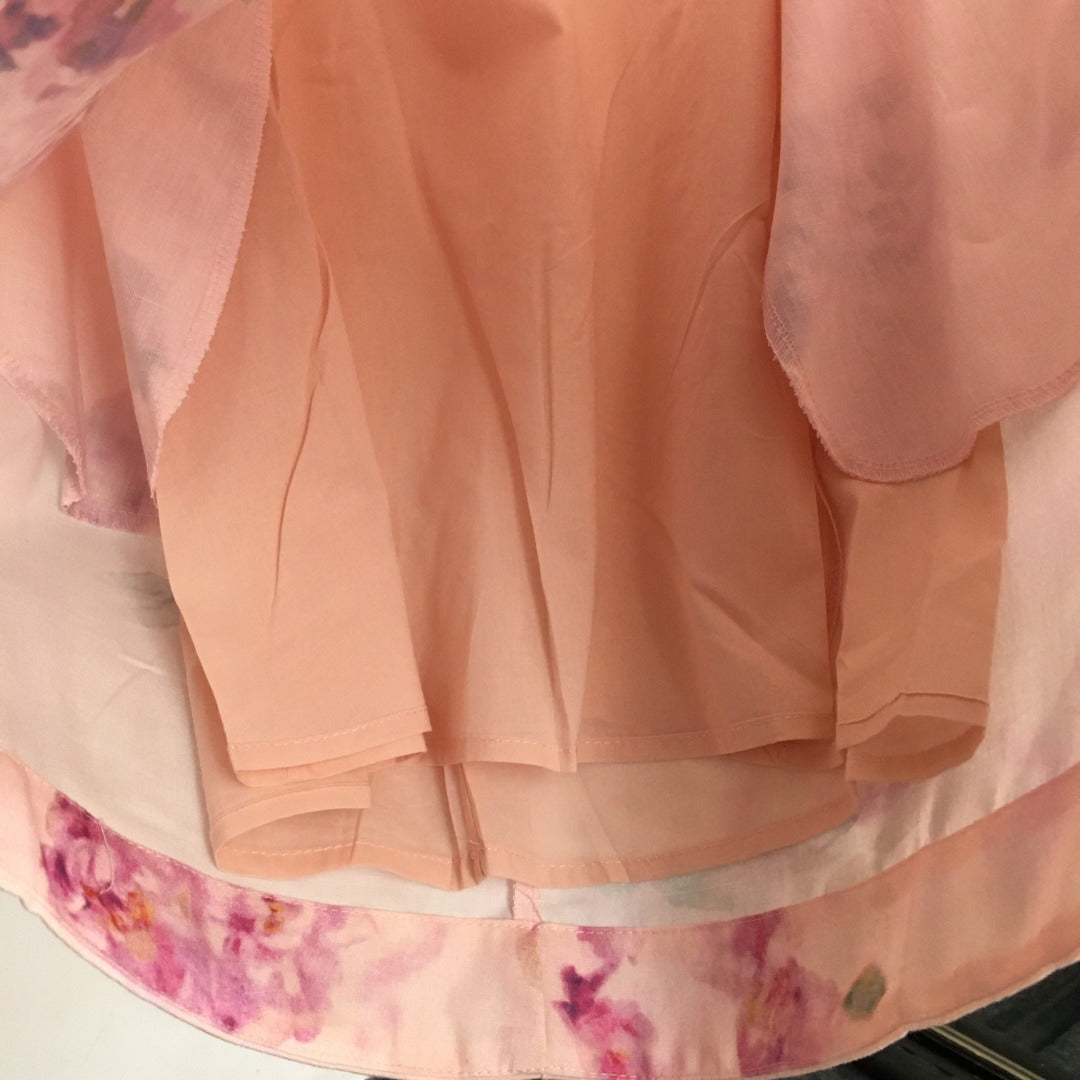 ZIM*Flower Print Butterfly Dress