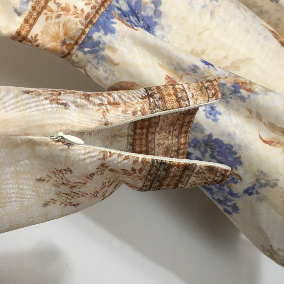 ZIM* Floral V-neck waist dress