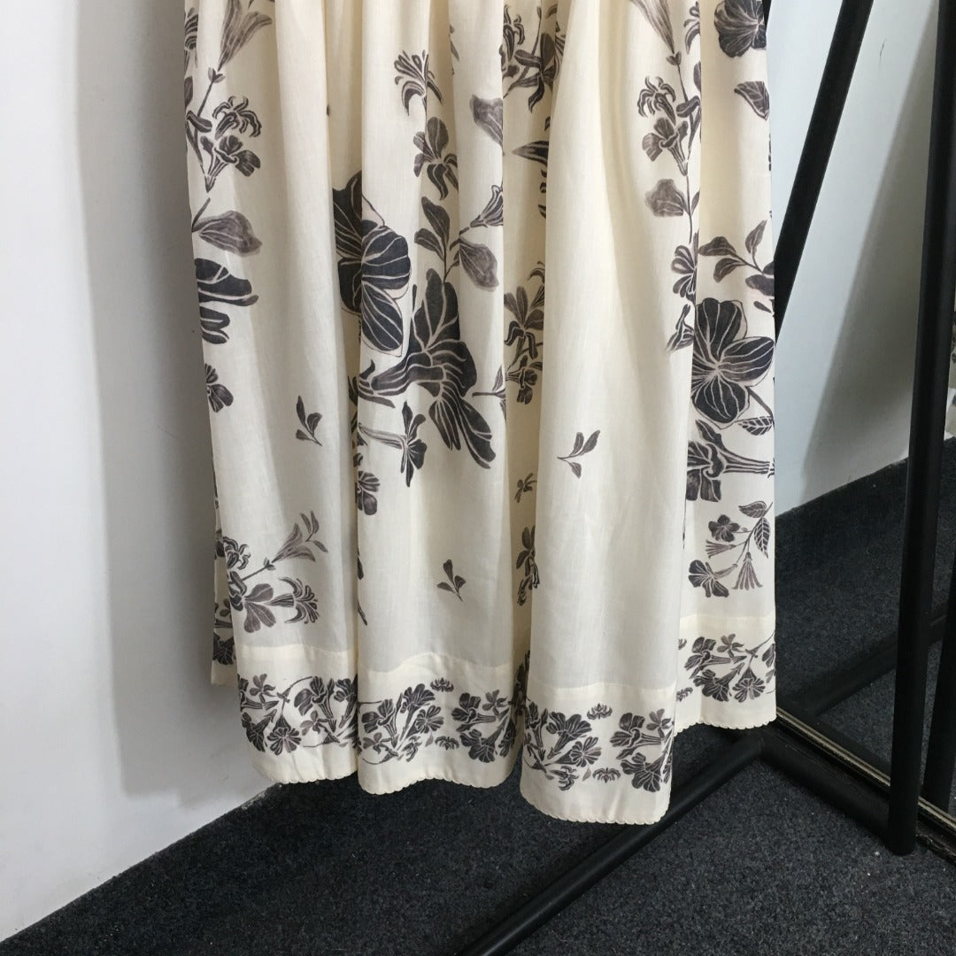 ZIM* Morning Glory Waisted Sling Dress