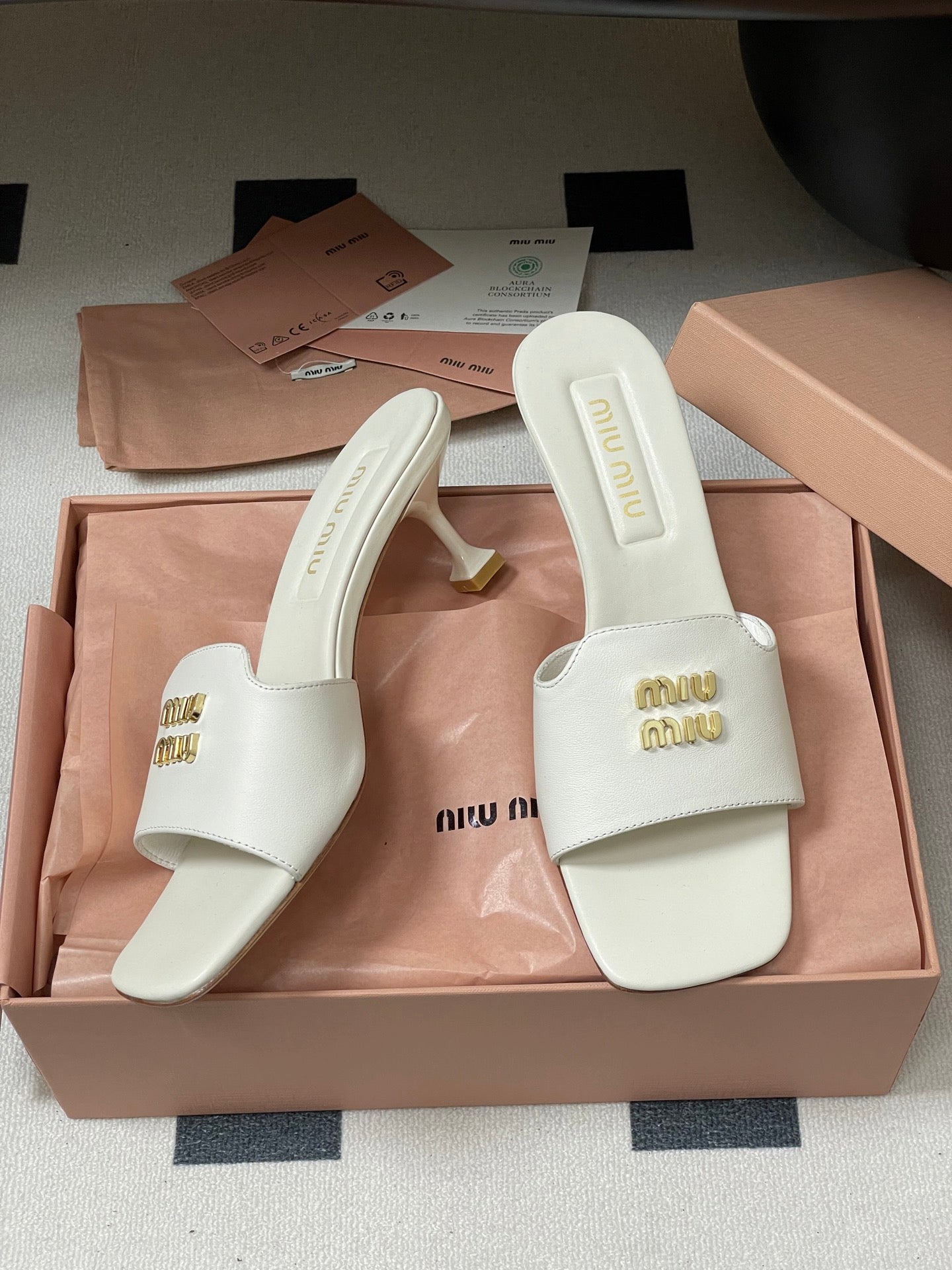 MI* 25SS high heel slippers  VIP