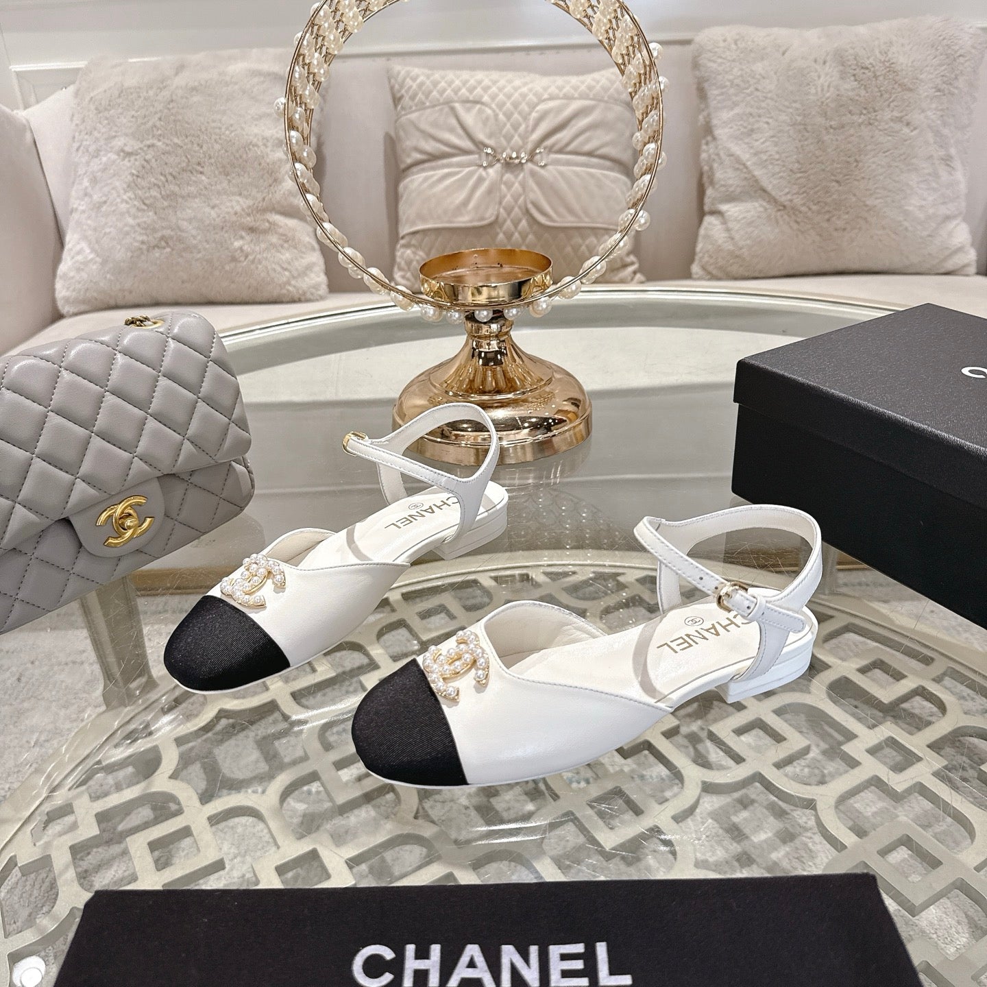 CHAN* 25SS Mary Jane Sandals