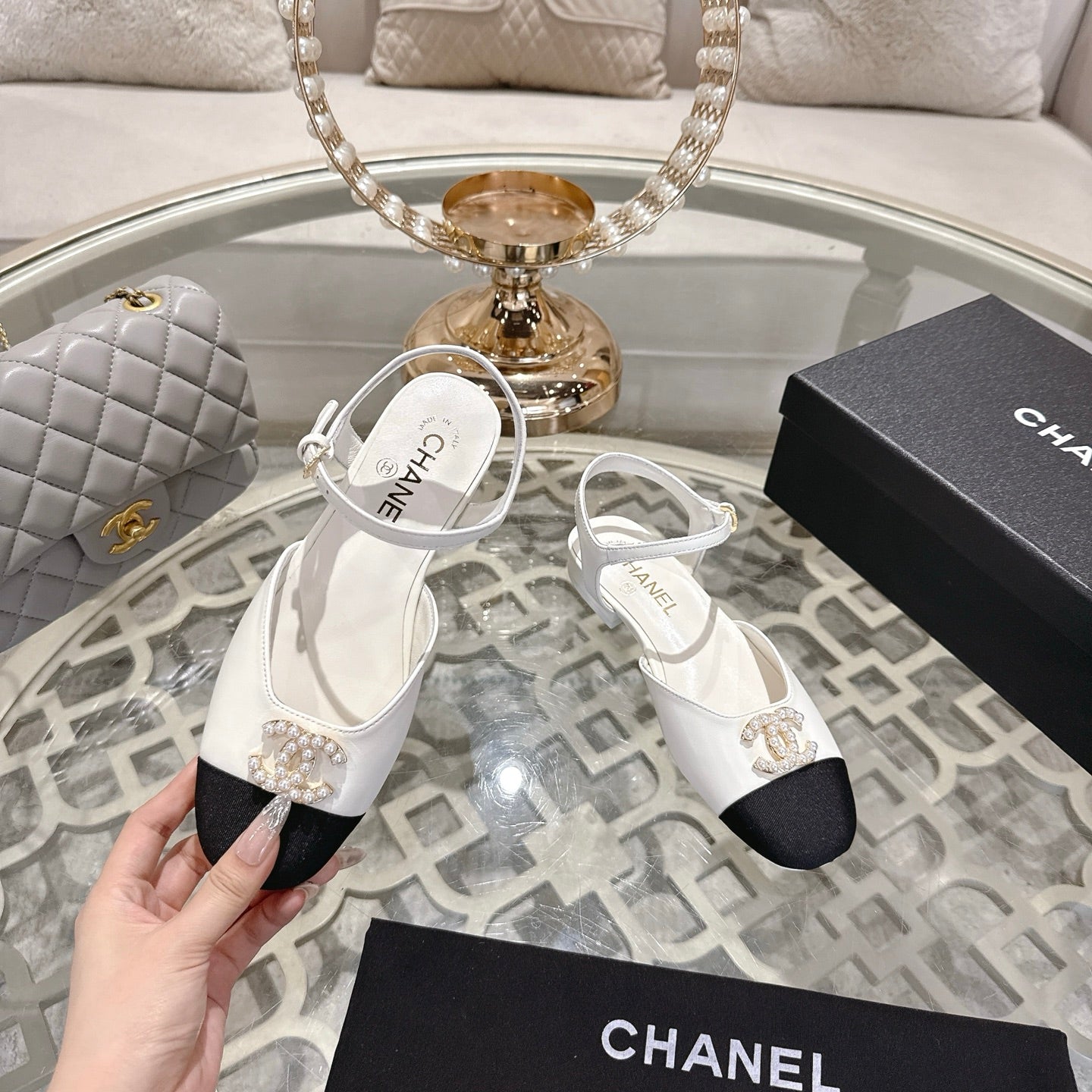 CHAN* 25SS Mary Jane Sandals