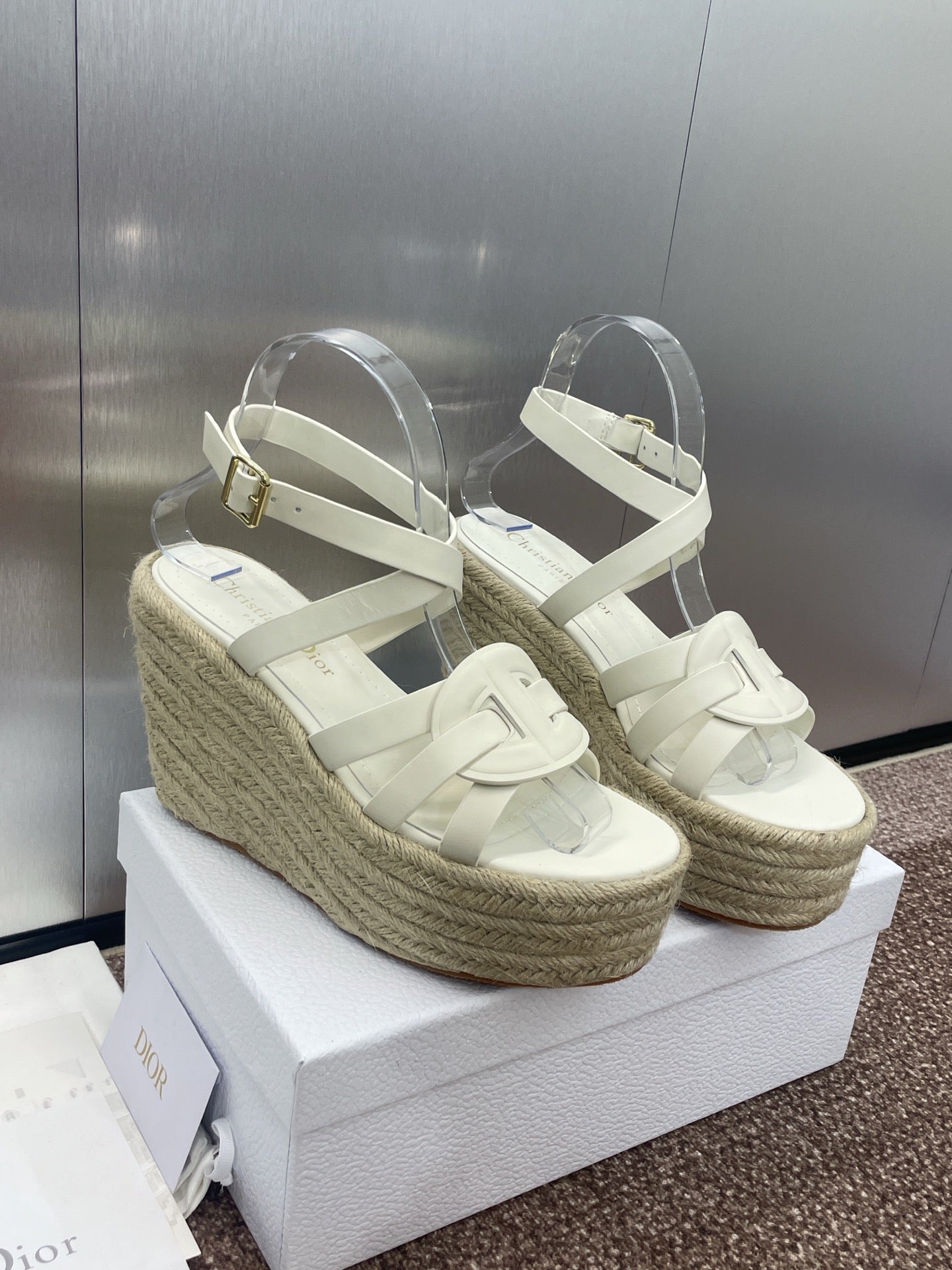 DIO* 25SSCD letter wedge sandals VIP