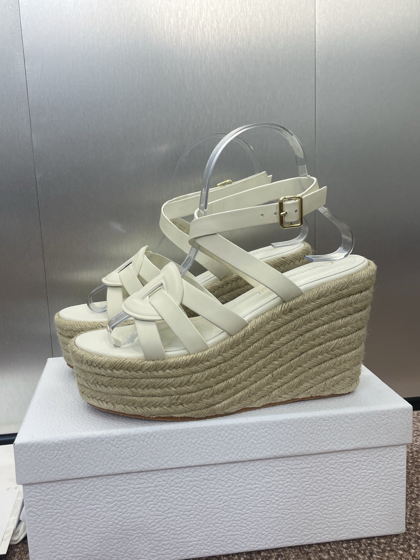 DIO* 25SSCD letter wedge sandals VIP