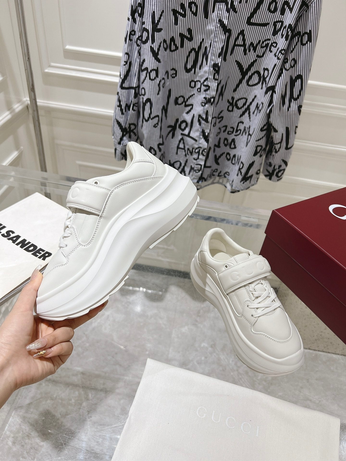 GU* 25SS thick-soled dad shoes VIP