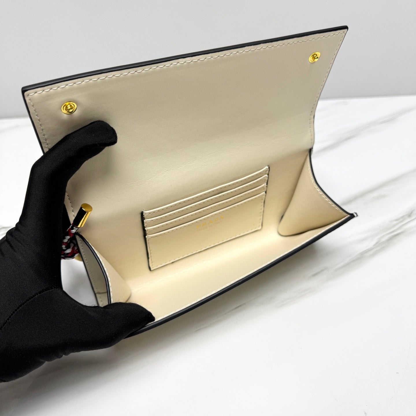 PRA* 25SS leather small bag