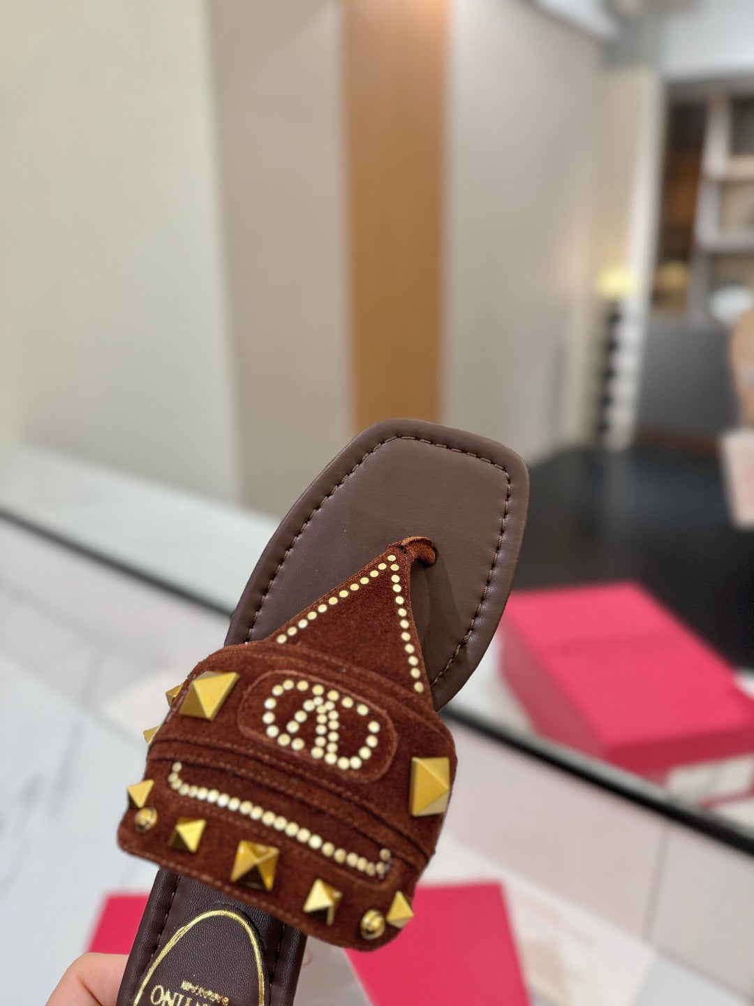 Valent* 25SS flat slippers