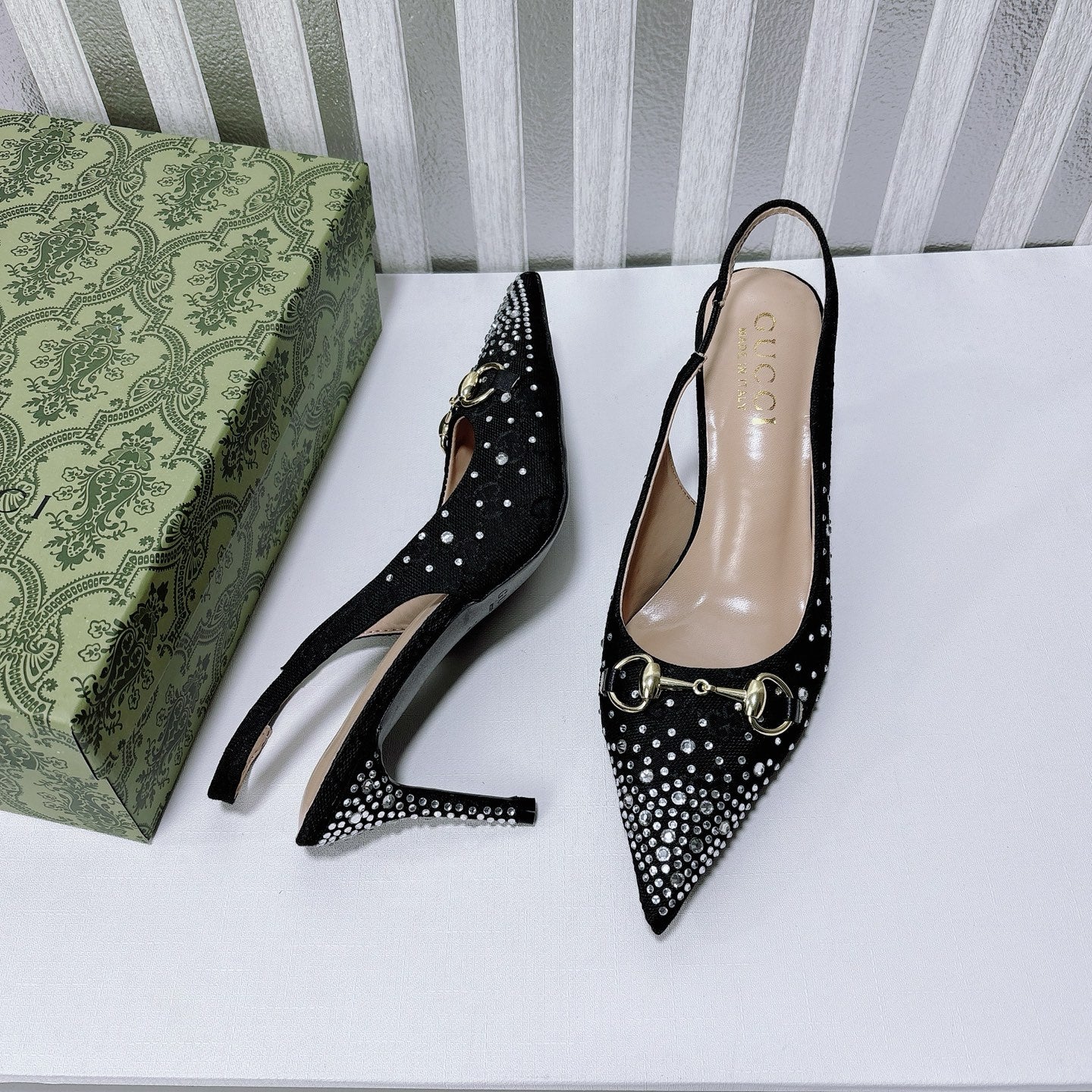 GUC* 25SS Diamond Heel/Flat Sandals