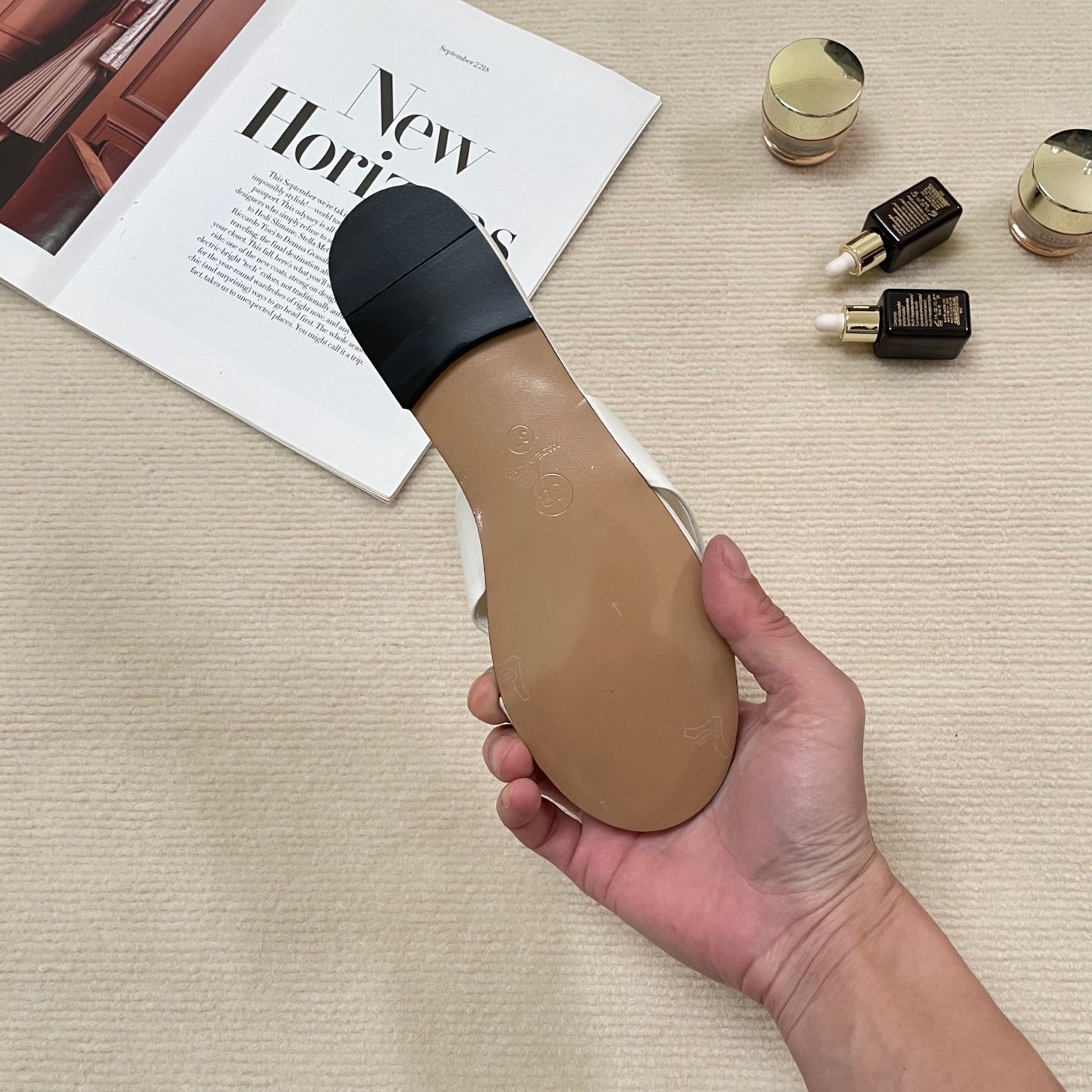 CHAN* 25SS bow flat slippers