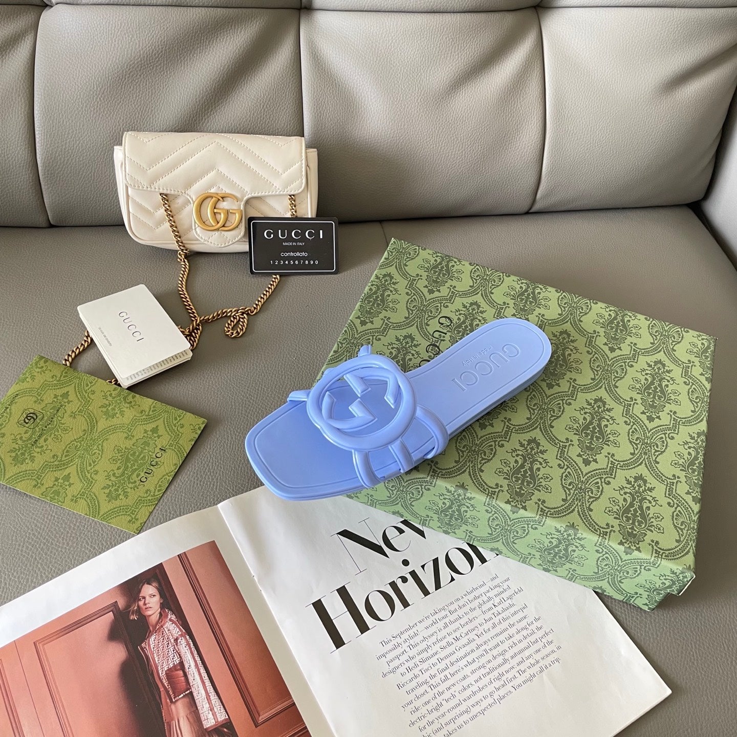 Carved beach slippers