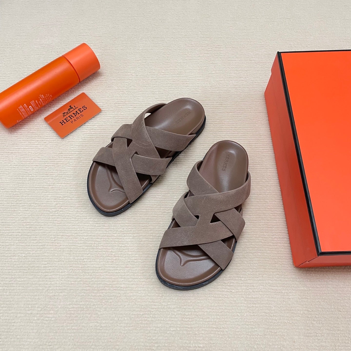 Herm* 25SS Cross Roman Slippers