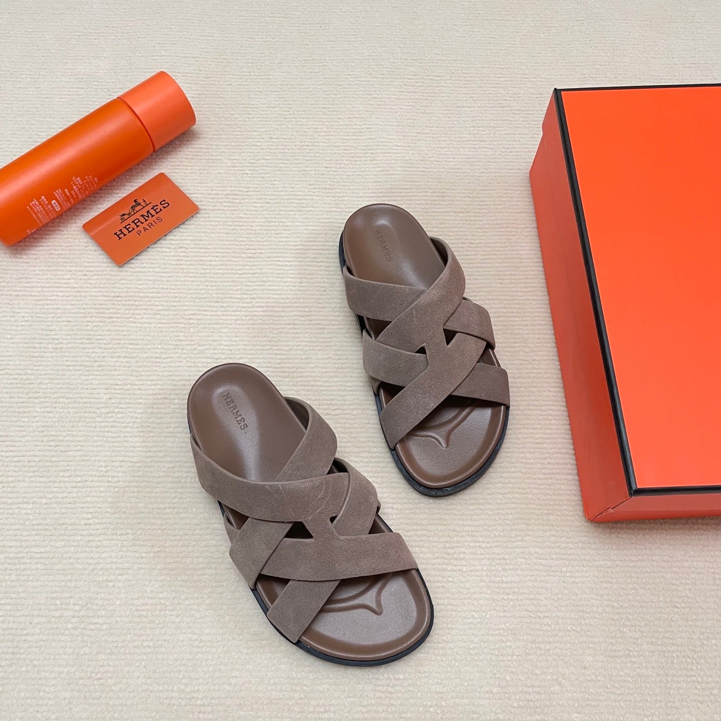 Herm* 25SS Cross Roman Slippers