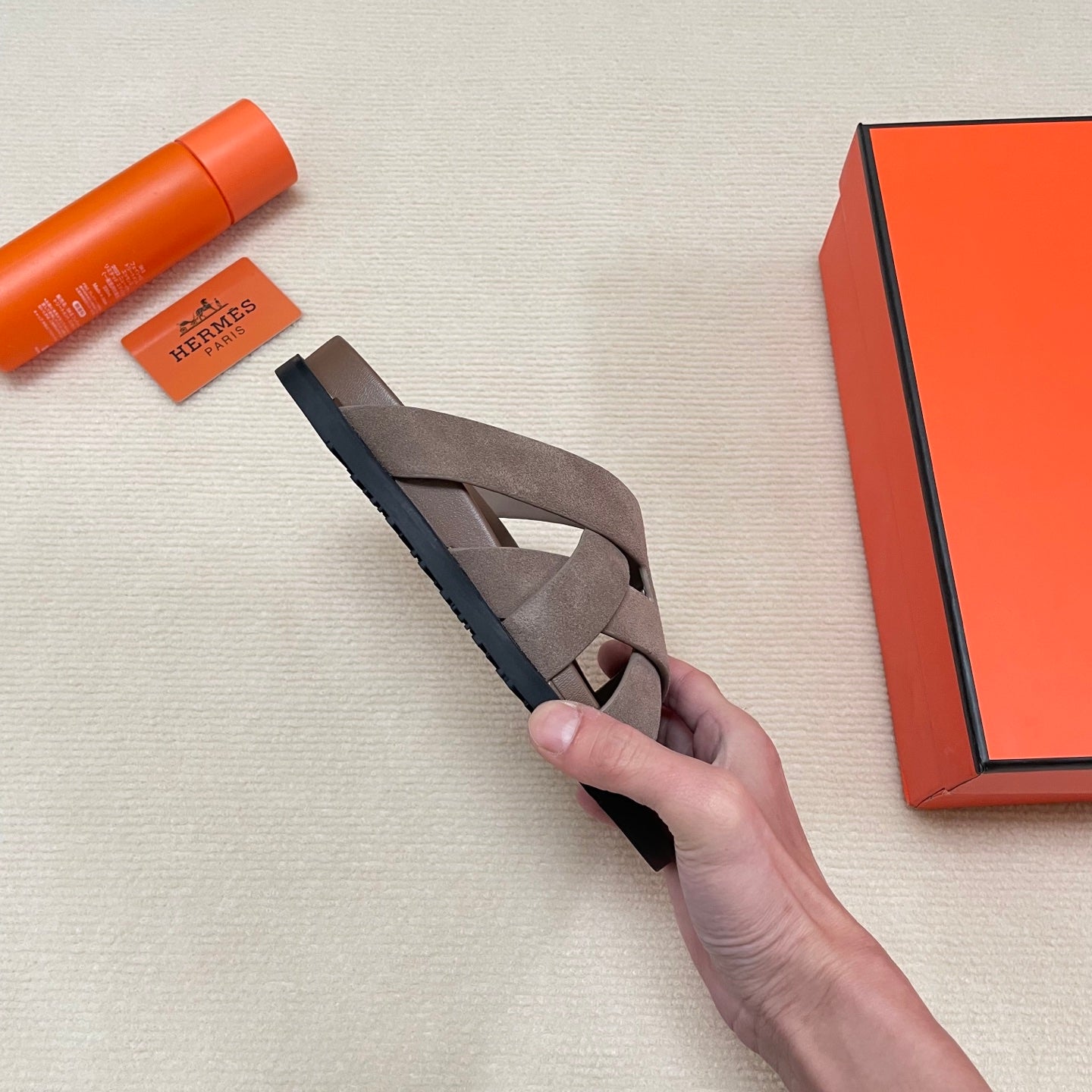 Herm* 25SS Cross Roman Slippers