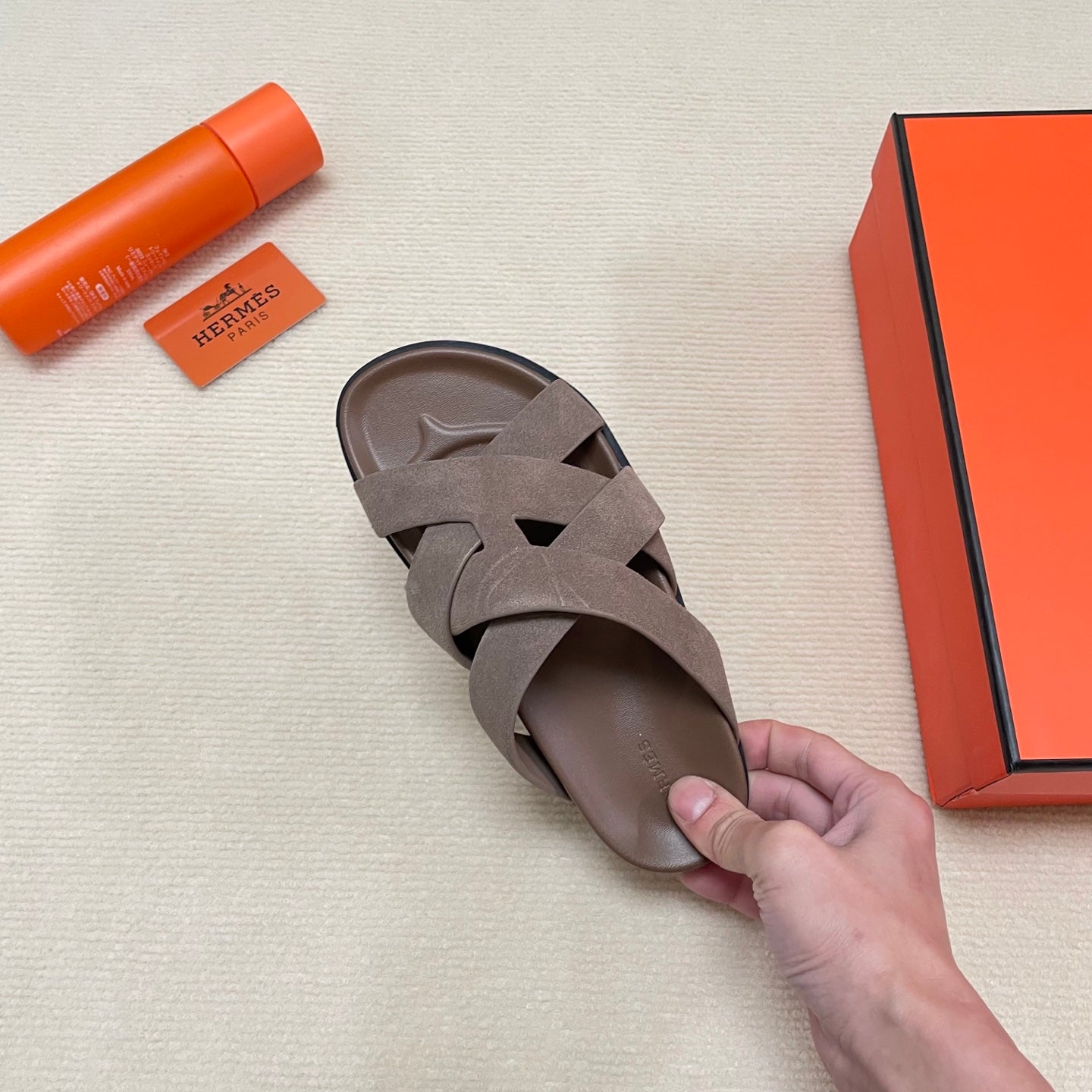 Herm* 25SS Cross Roman Slippers