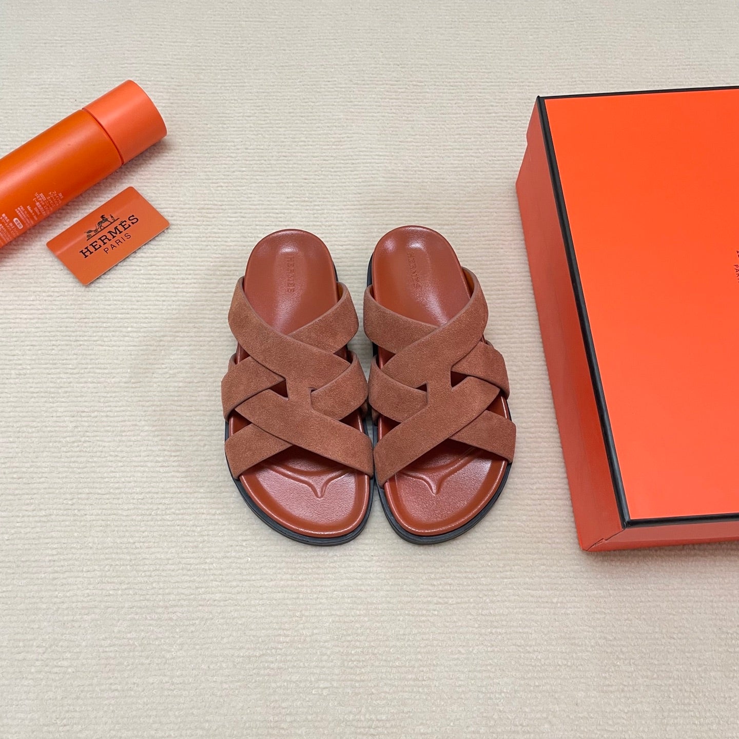 Herm* 25SS Cross Roman Slippers