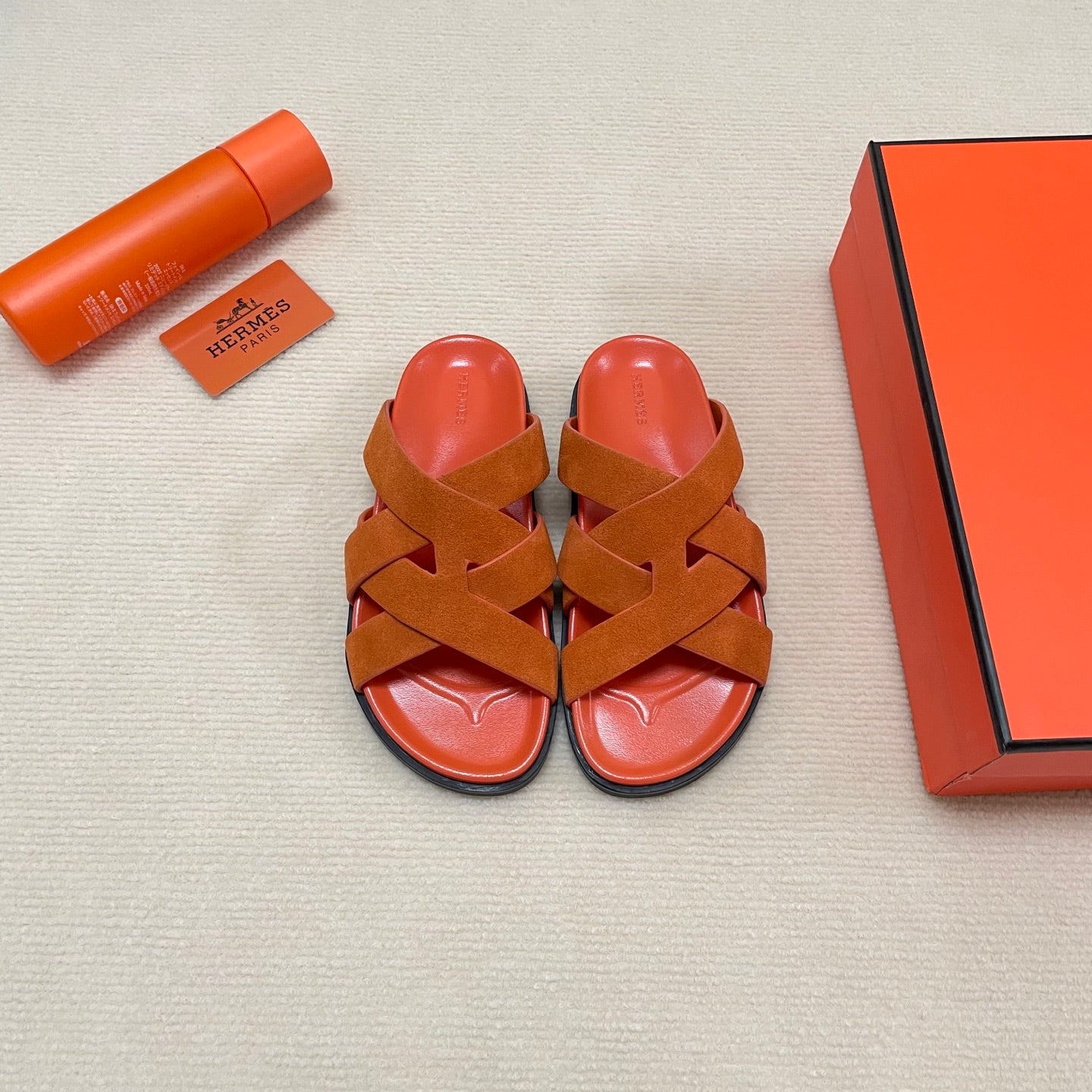 Herm* 25SS Cross Roman Slippers