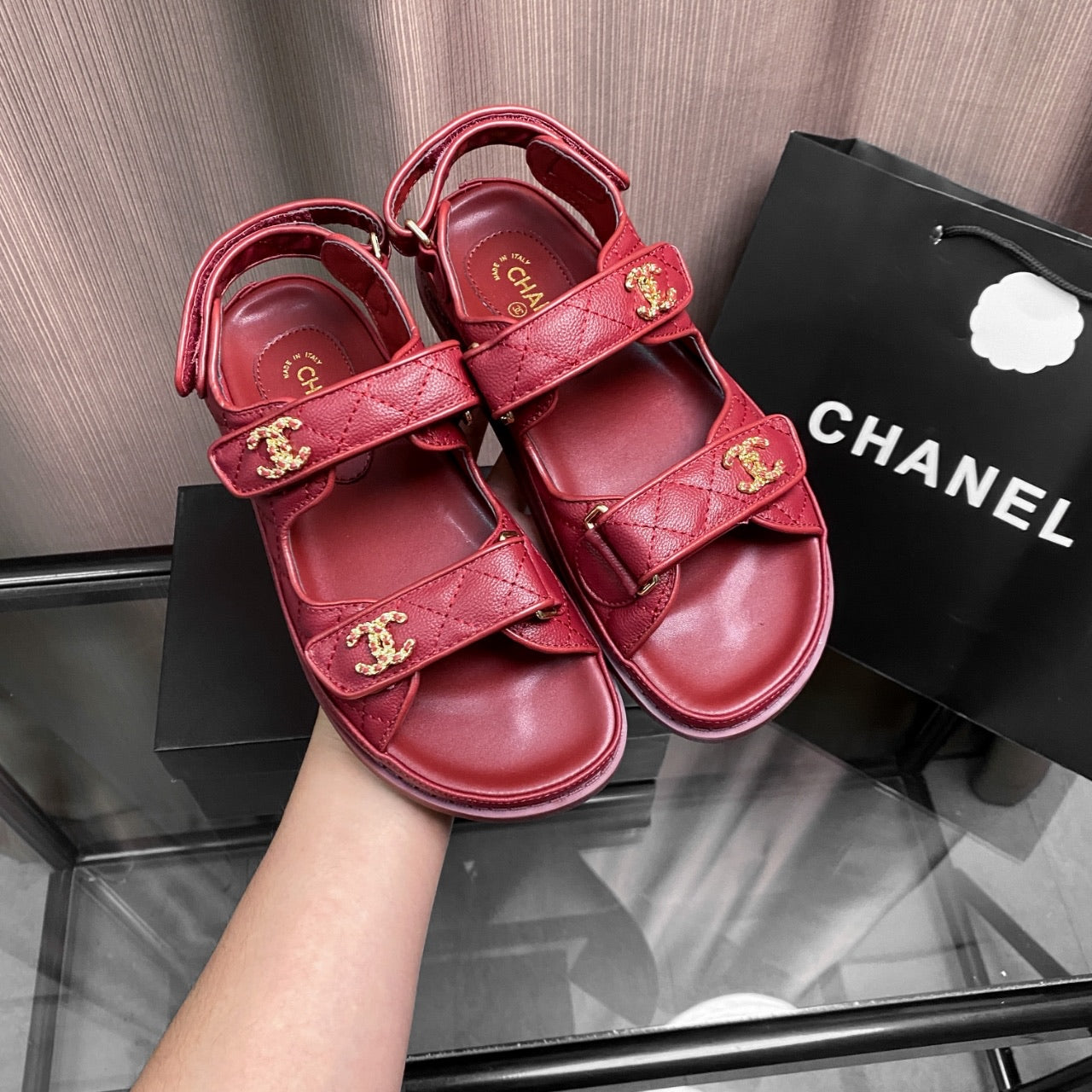 CHNA* 25SS Velcro Sandals