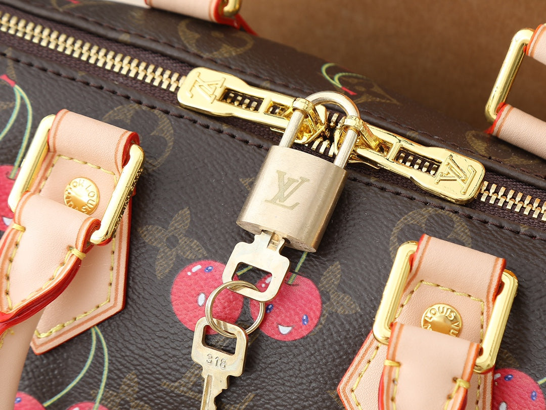 LOU* 25SS Cherry Graffiti Tote