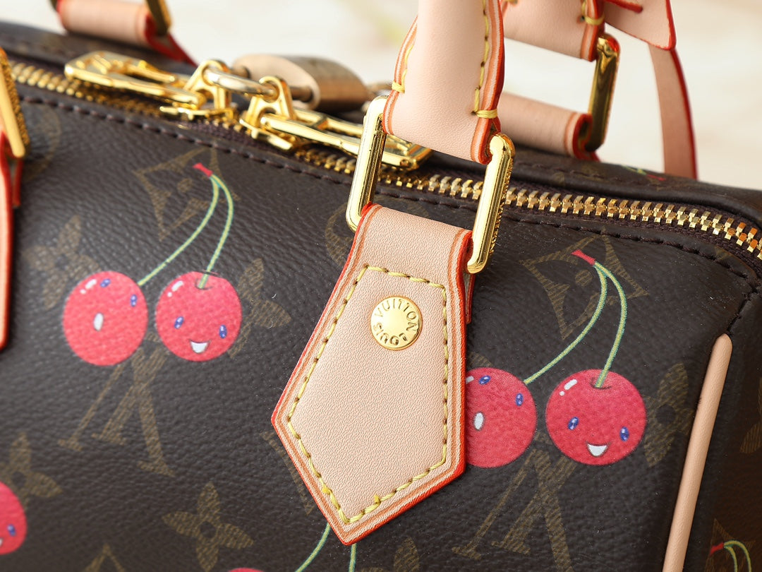 LOU* 25SS Cherry Graffiti Tote