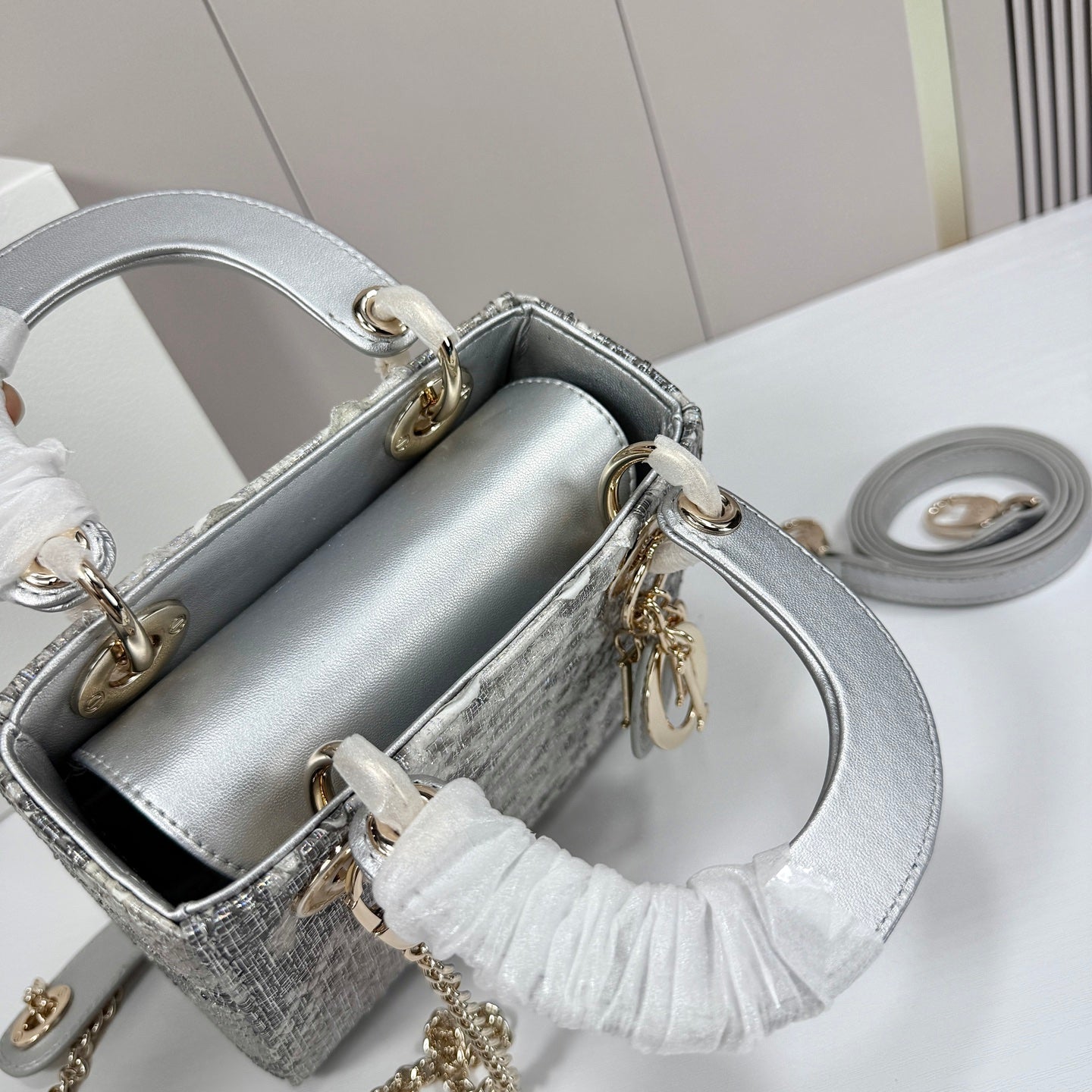 DIO* 25SS snakeskin Diana bag