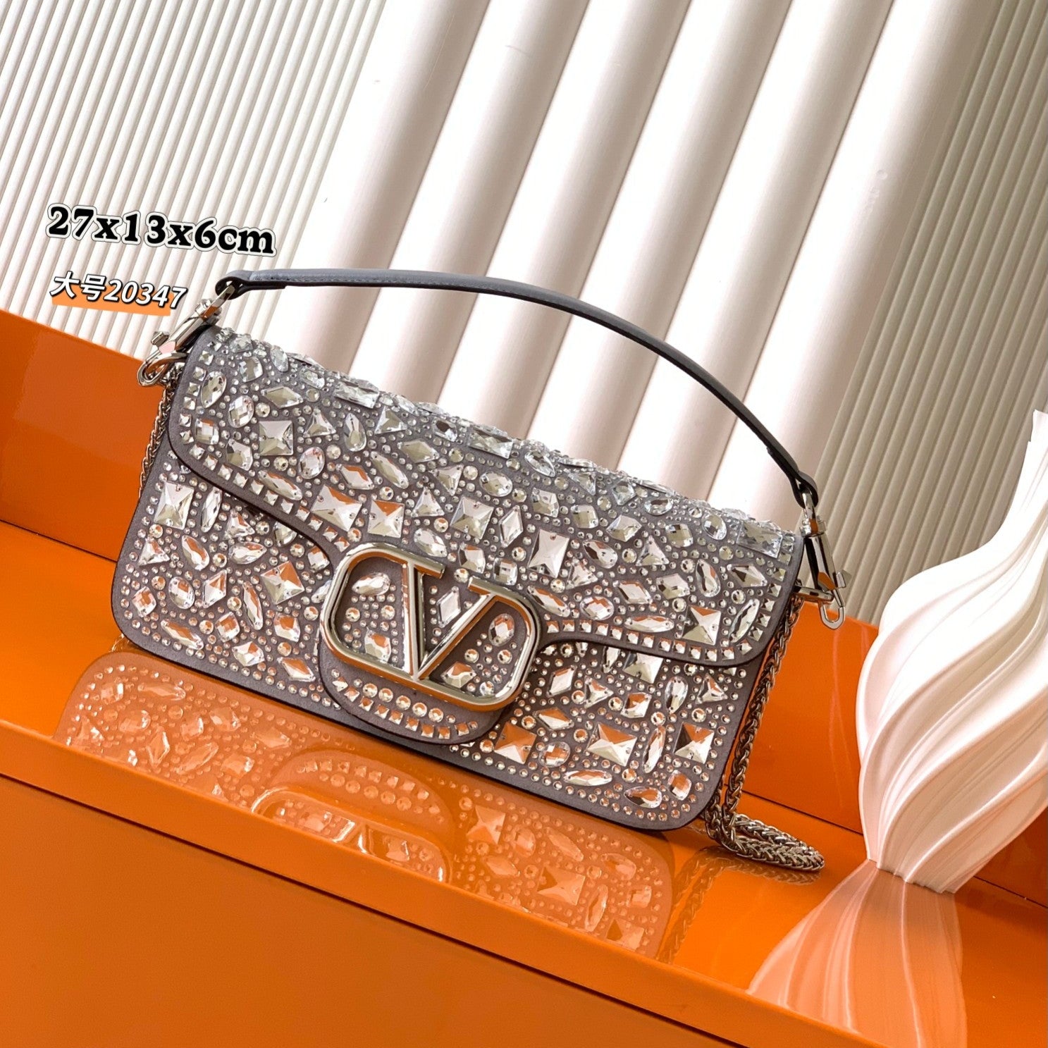 Valent* 25SS crystal handbag