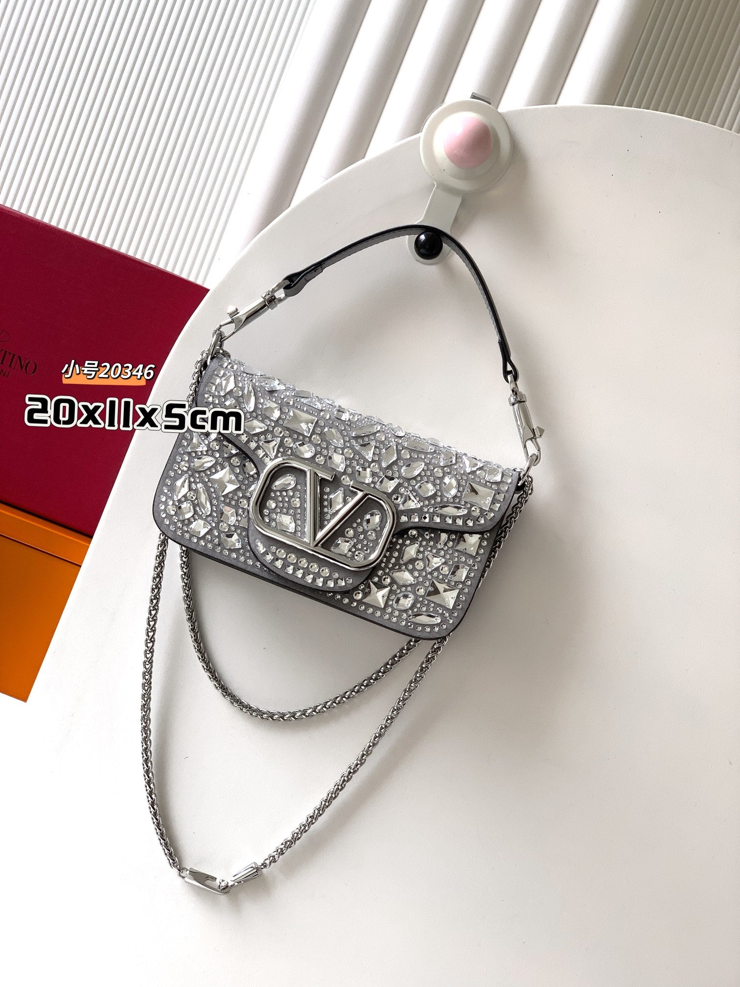 Valent* 25SS crystal handbag