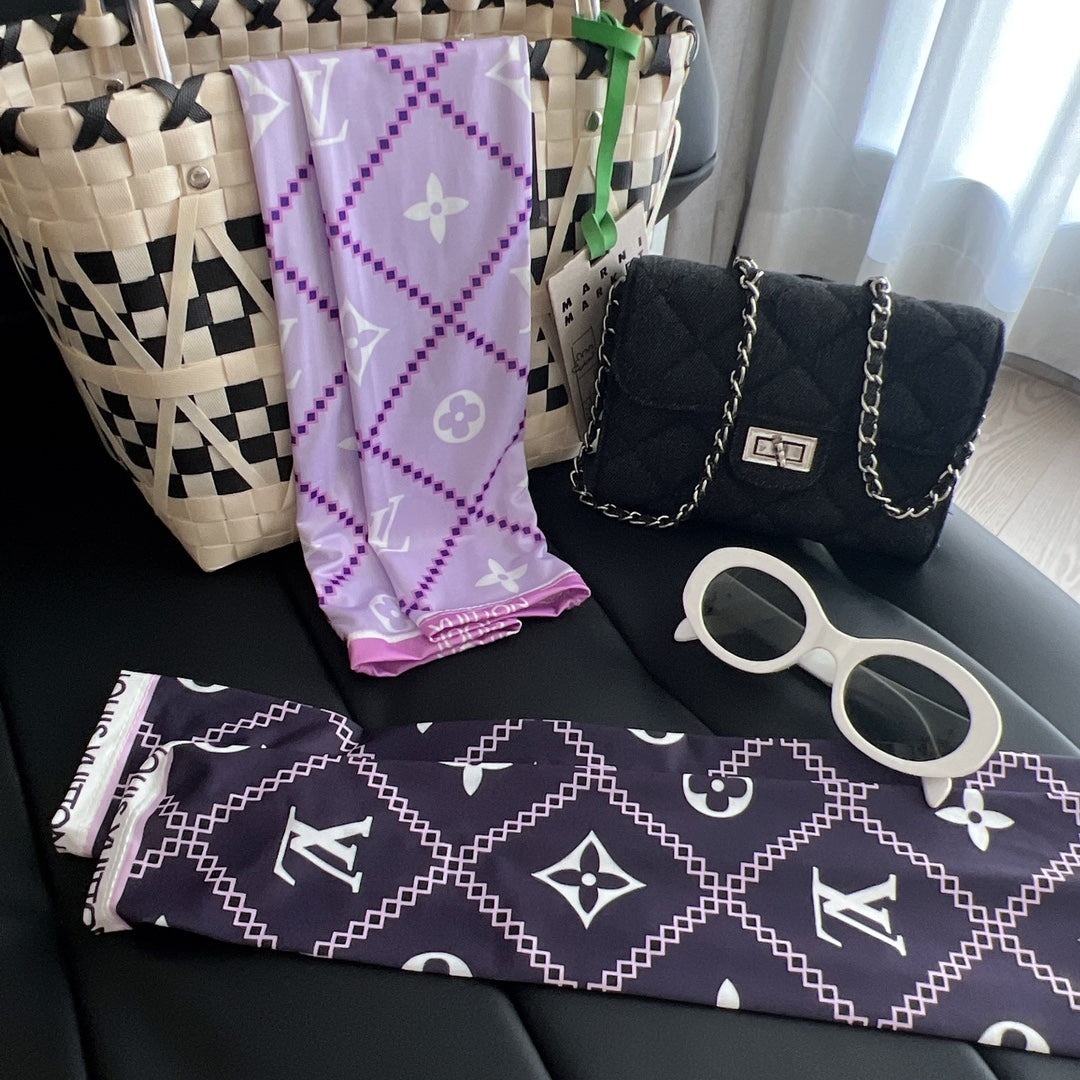 LOU* 25SS high elastic ice silk sleeves