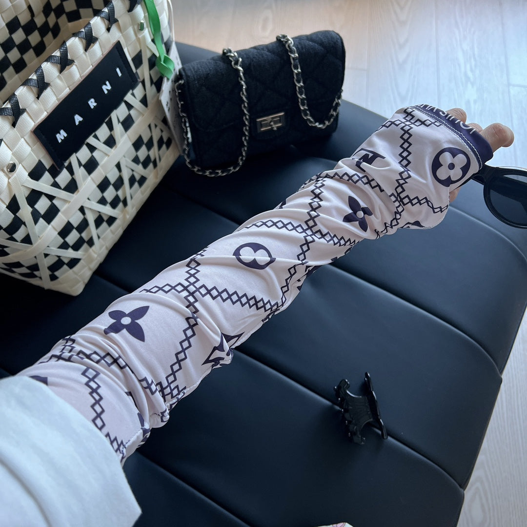 LOU* 25SS high elastic ice silk sleeves