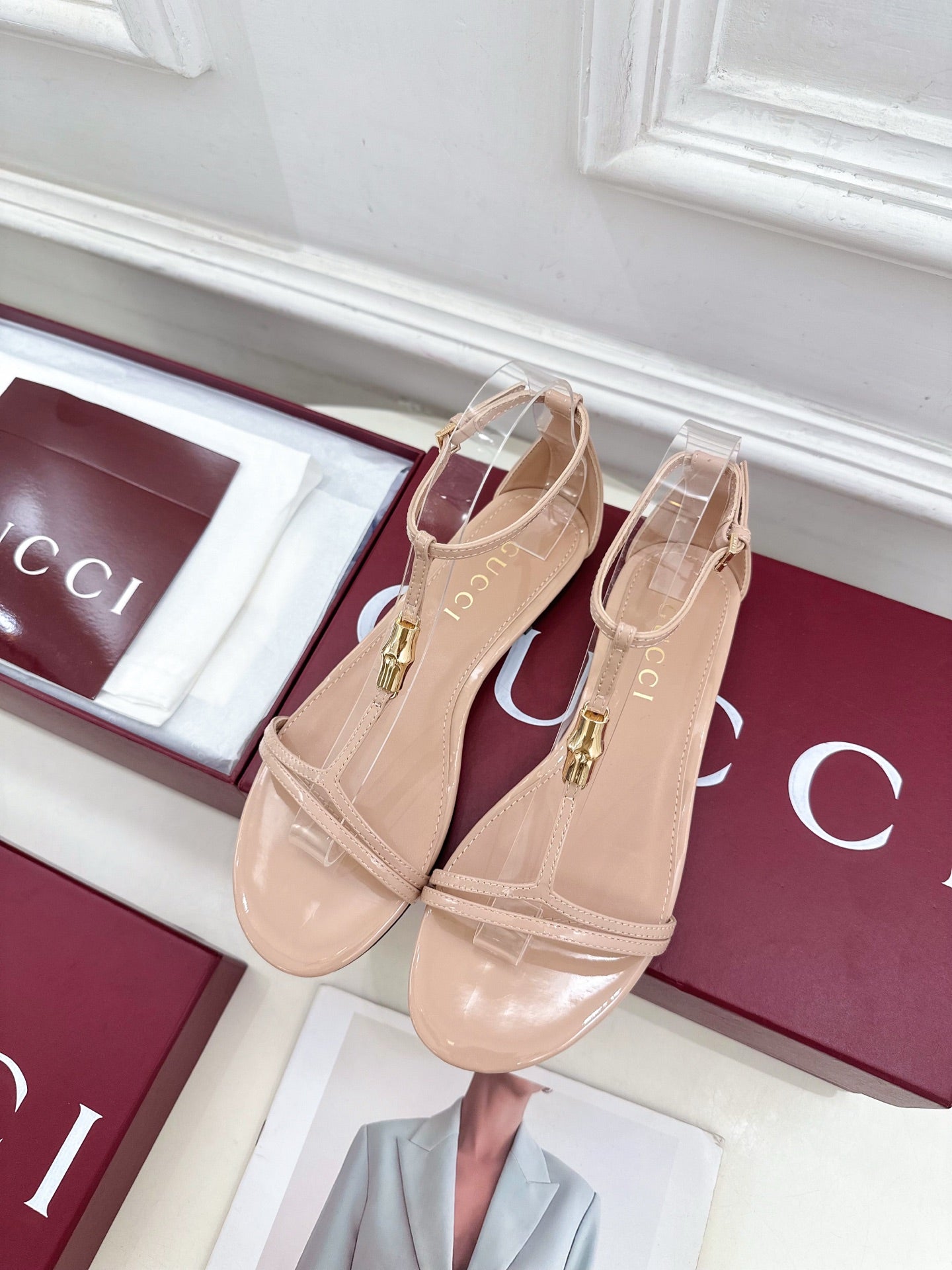 GUC* 25SS flat sandals VIP