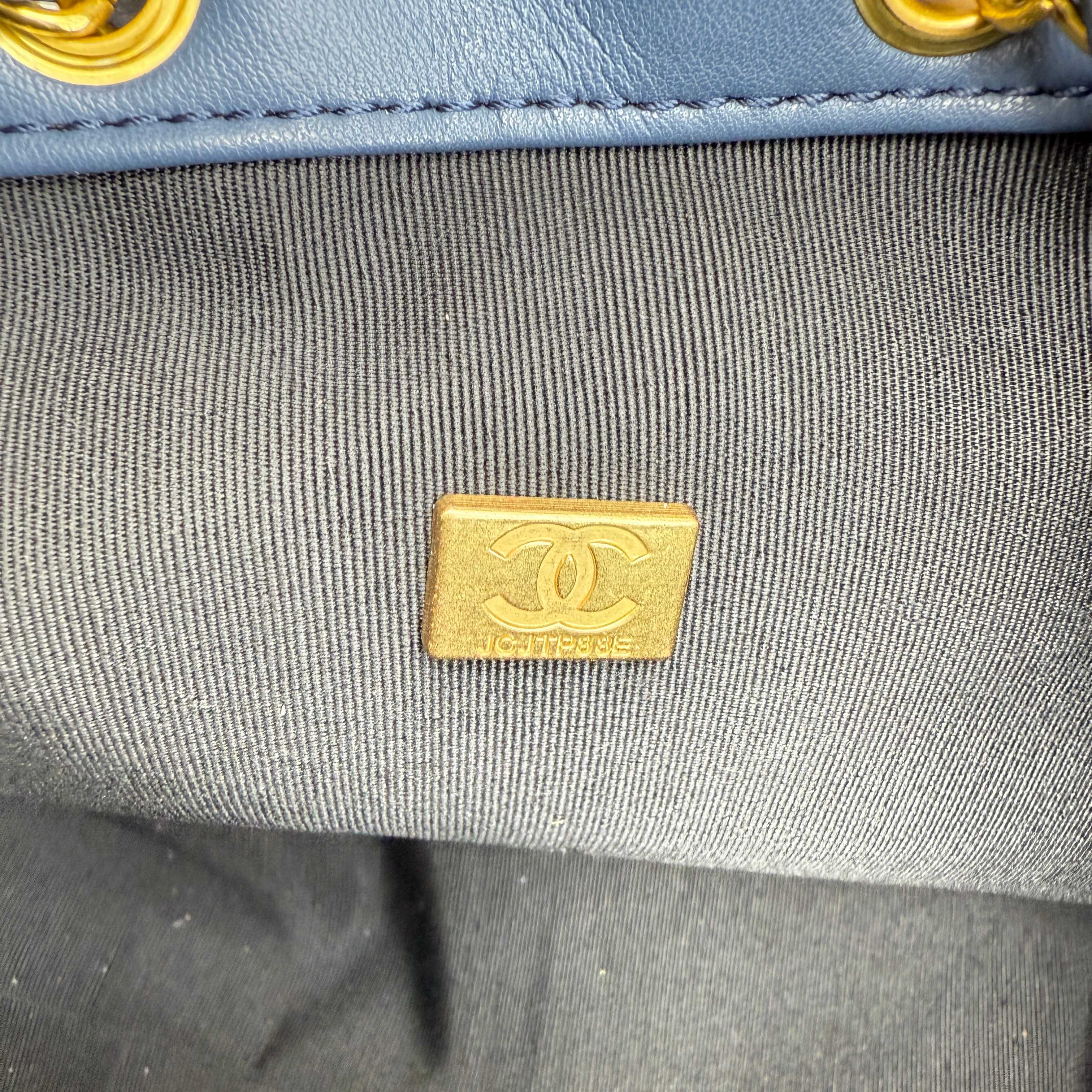 CHAN* 25SS wool bucket bag