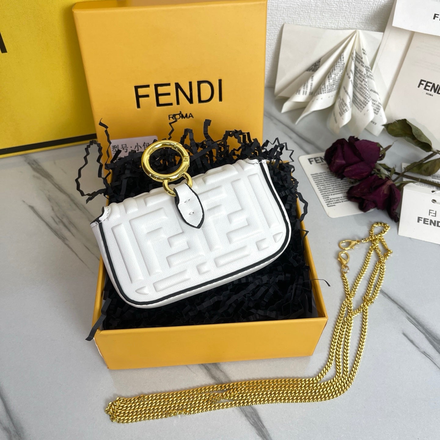 FEN* 25SS leather bag