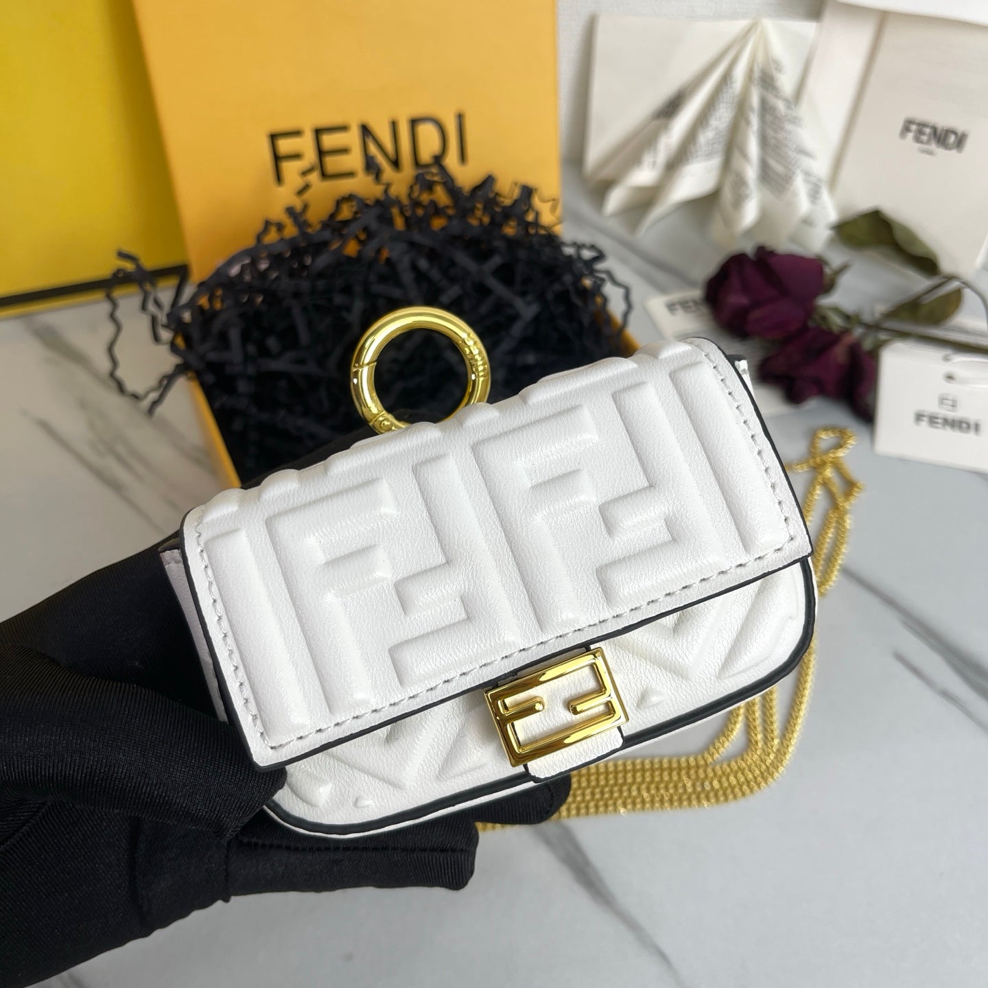 FEN* 25SS leather bag