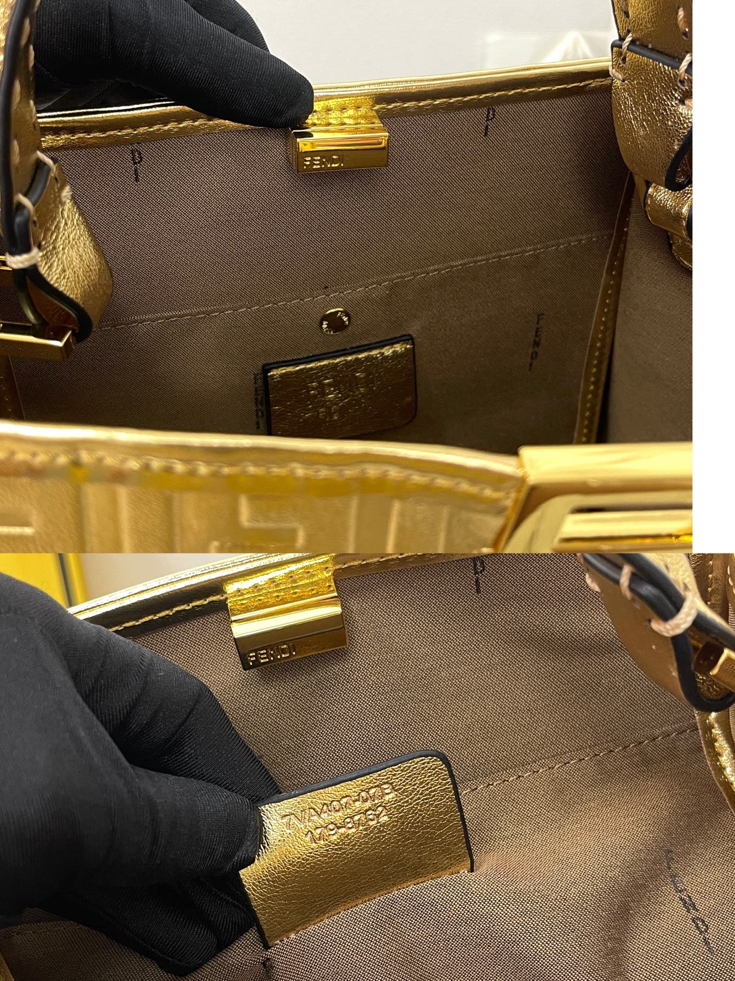 FEN* 25SS Embossed Beach Bag