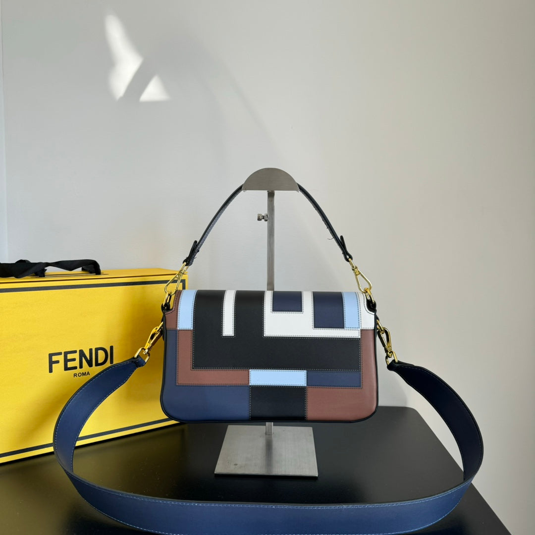 FEN* 25SS Silkscreen Baguette Bag