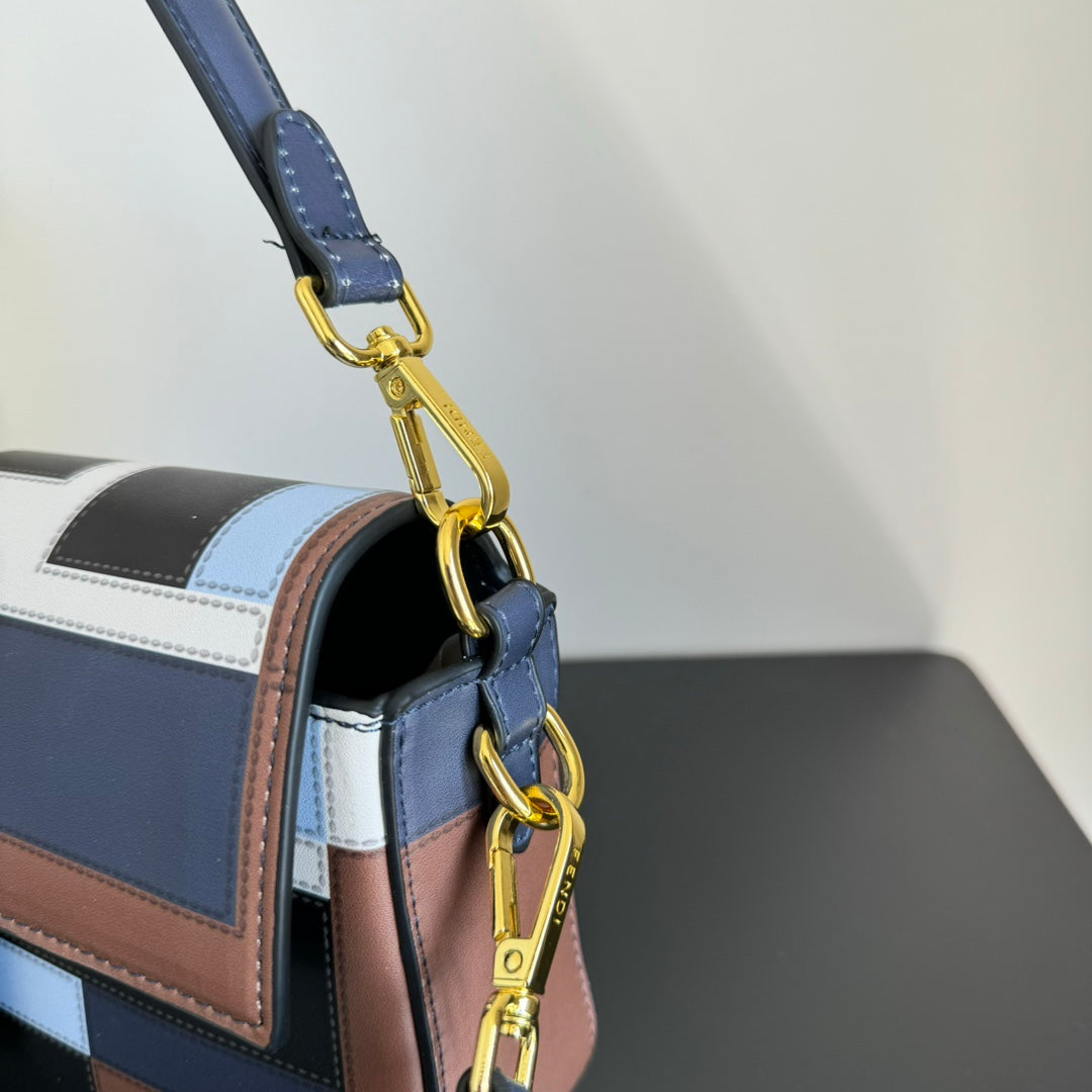 FEN* 25SS Silkscreen Baguette Bag