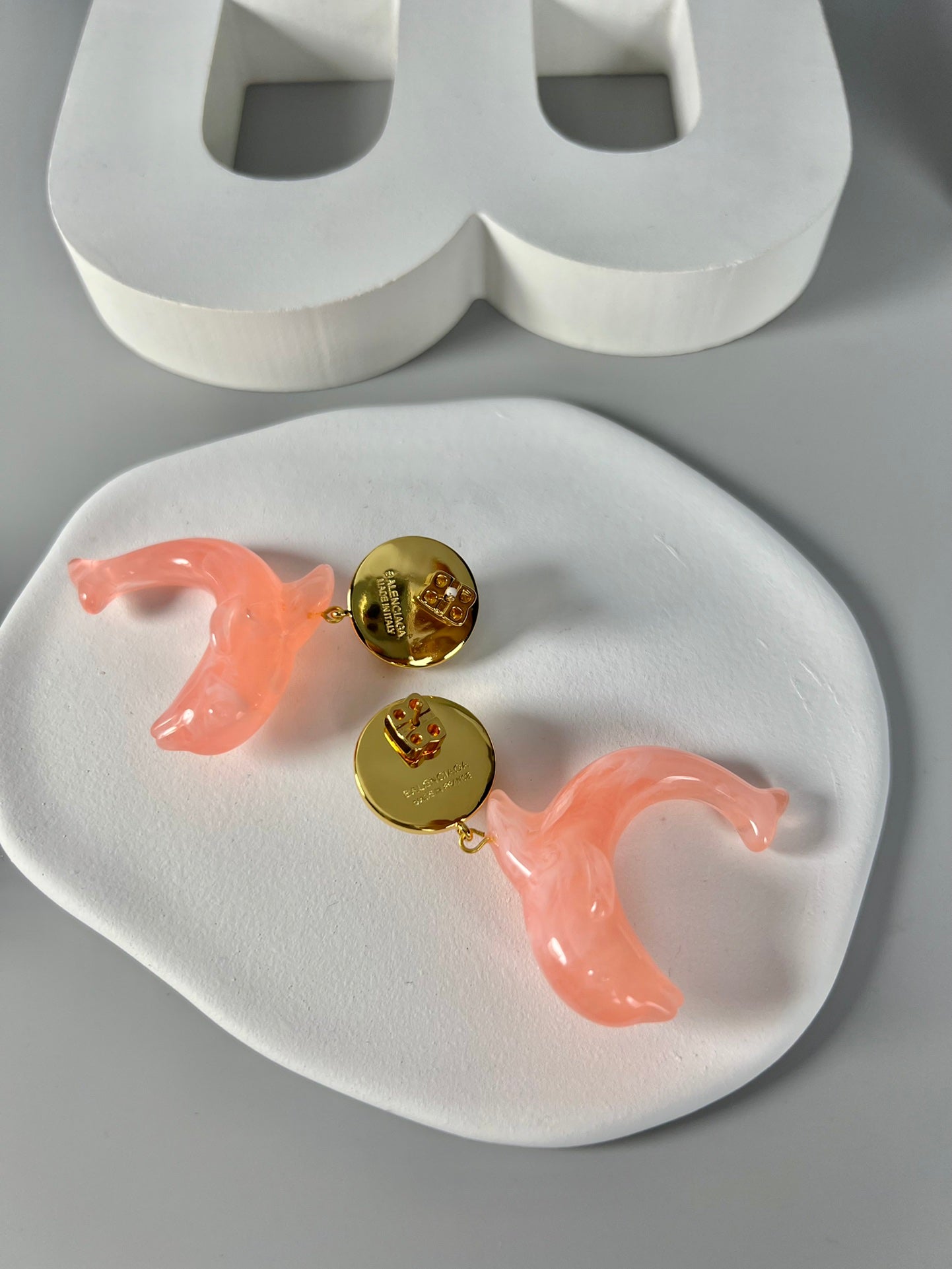 BaBalenciaga*25SS Dolphin Earrings