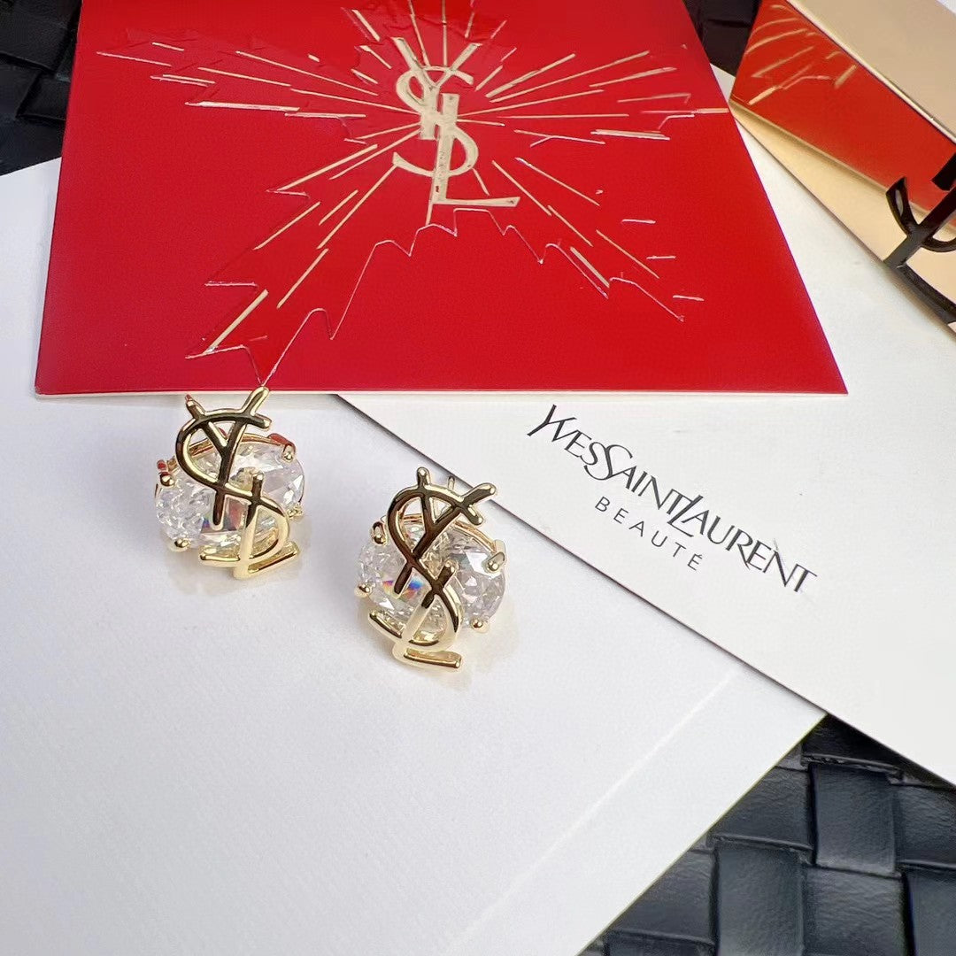 YSL* 25SS earrings