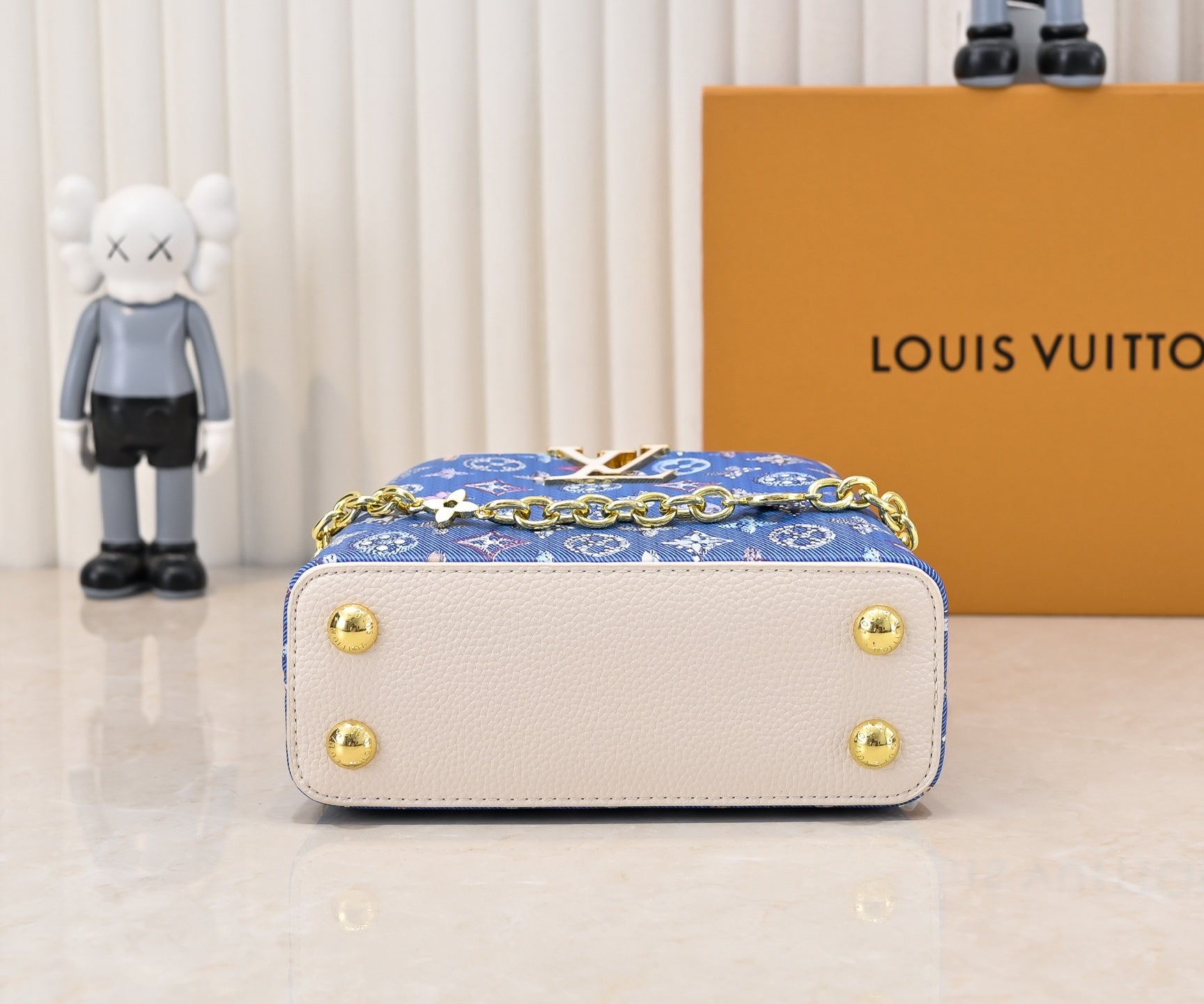 LOU* 25SS denim stab handbag
