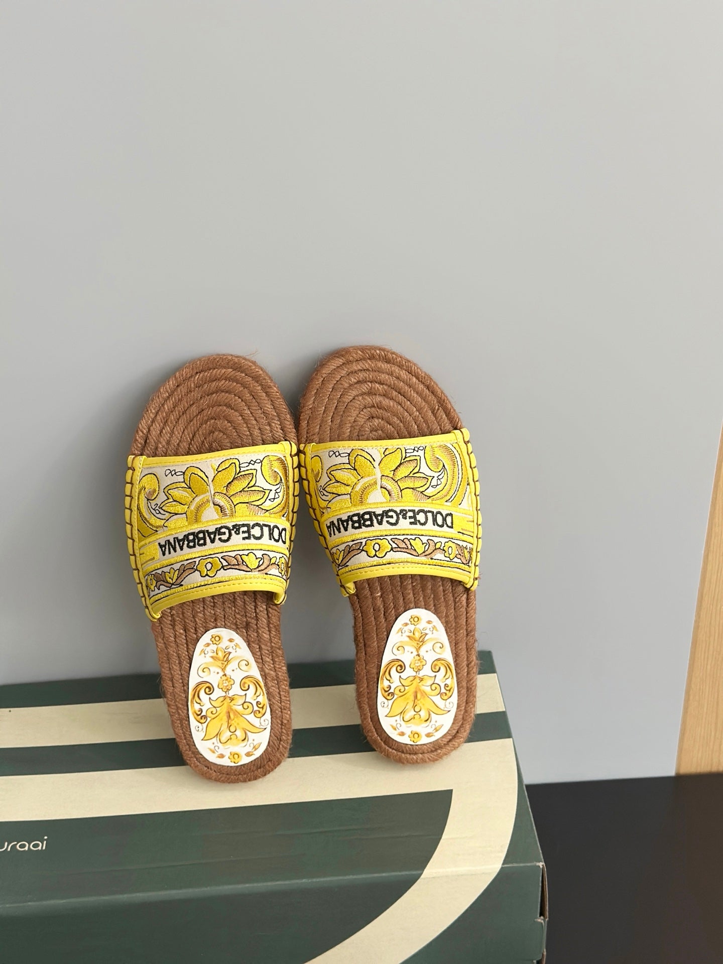 DG* 25SS woven slippers vip