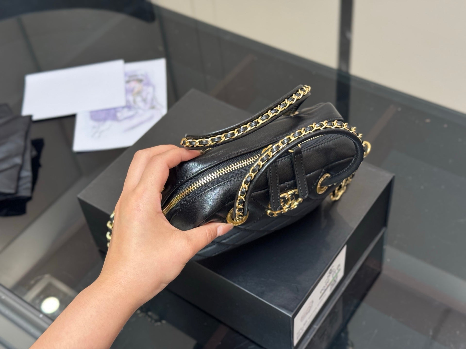 CHAN* 25SS bowling bag